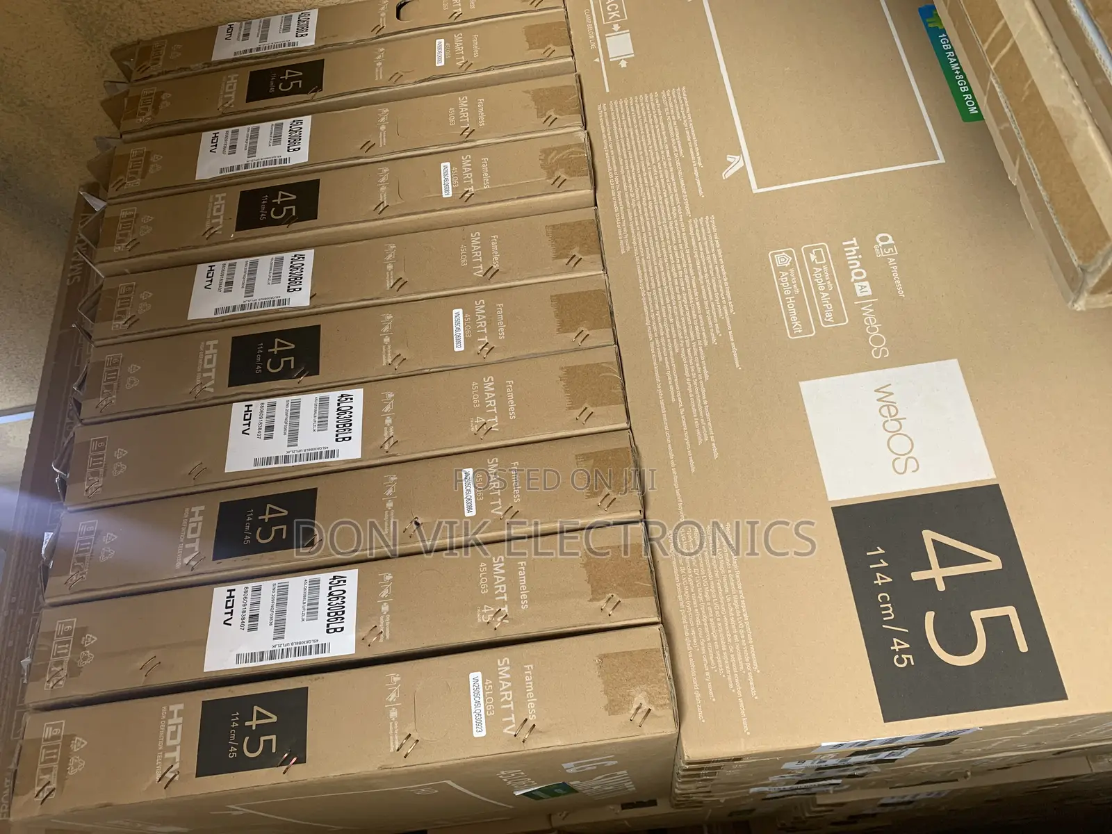 Frameless 45 Inches Full Smart Tv