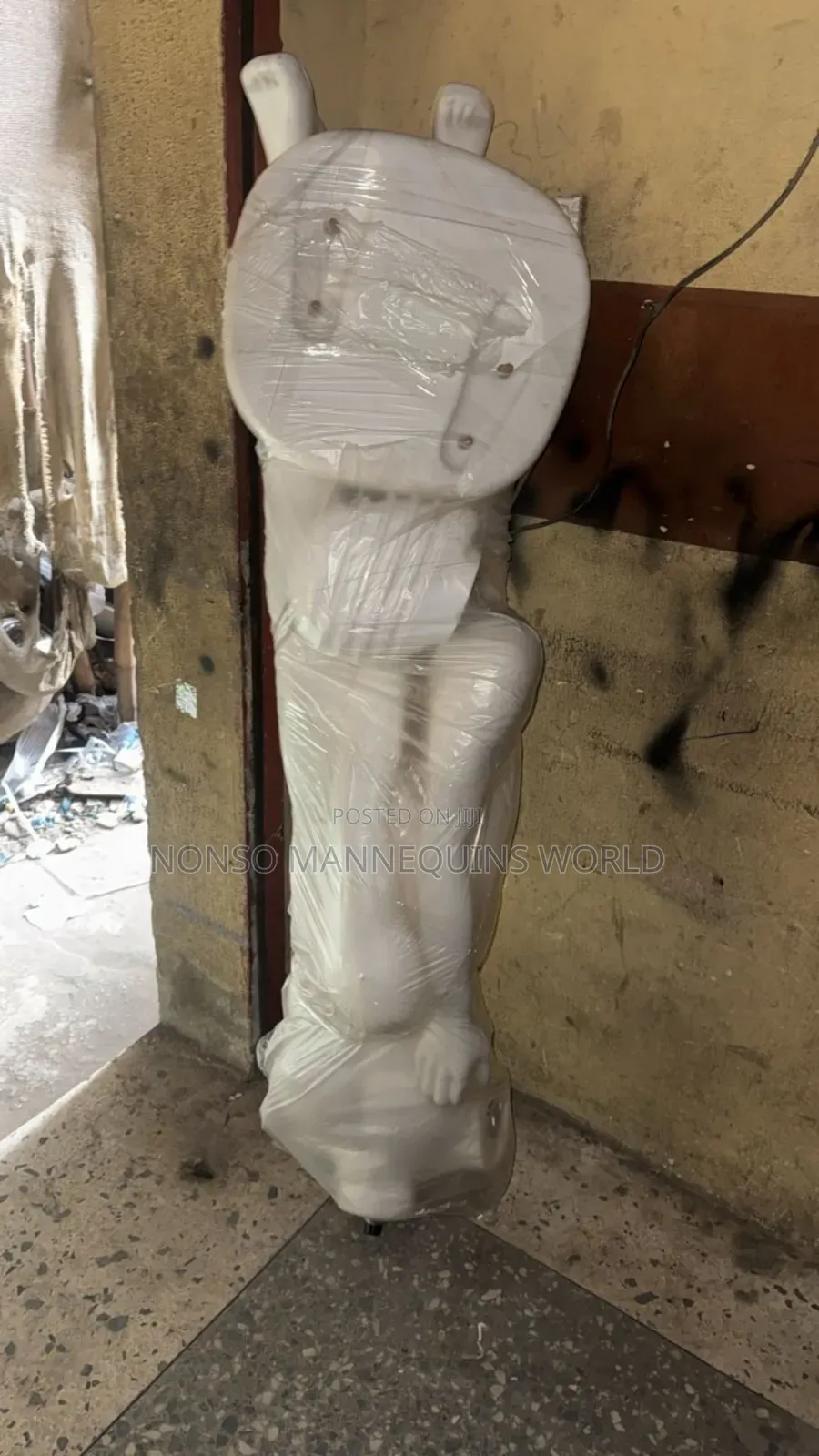 Brand New Male White Plastic Mannequin