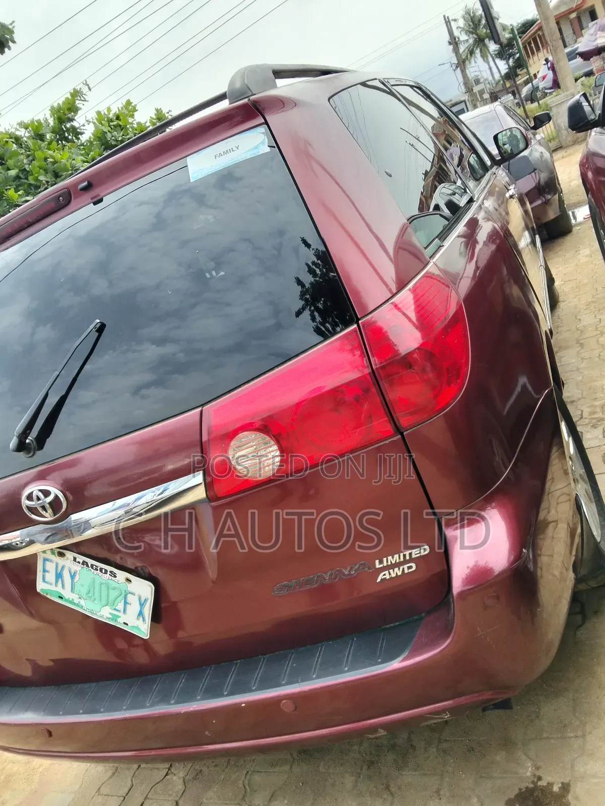 Toyota Sienna XLE 2007 Red
