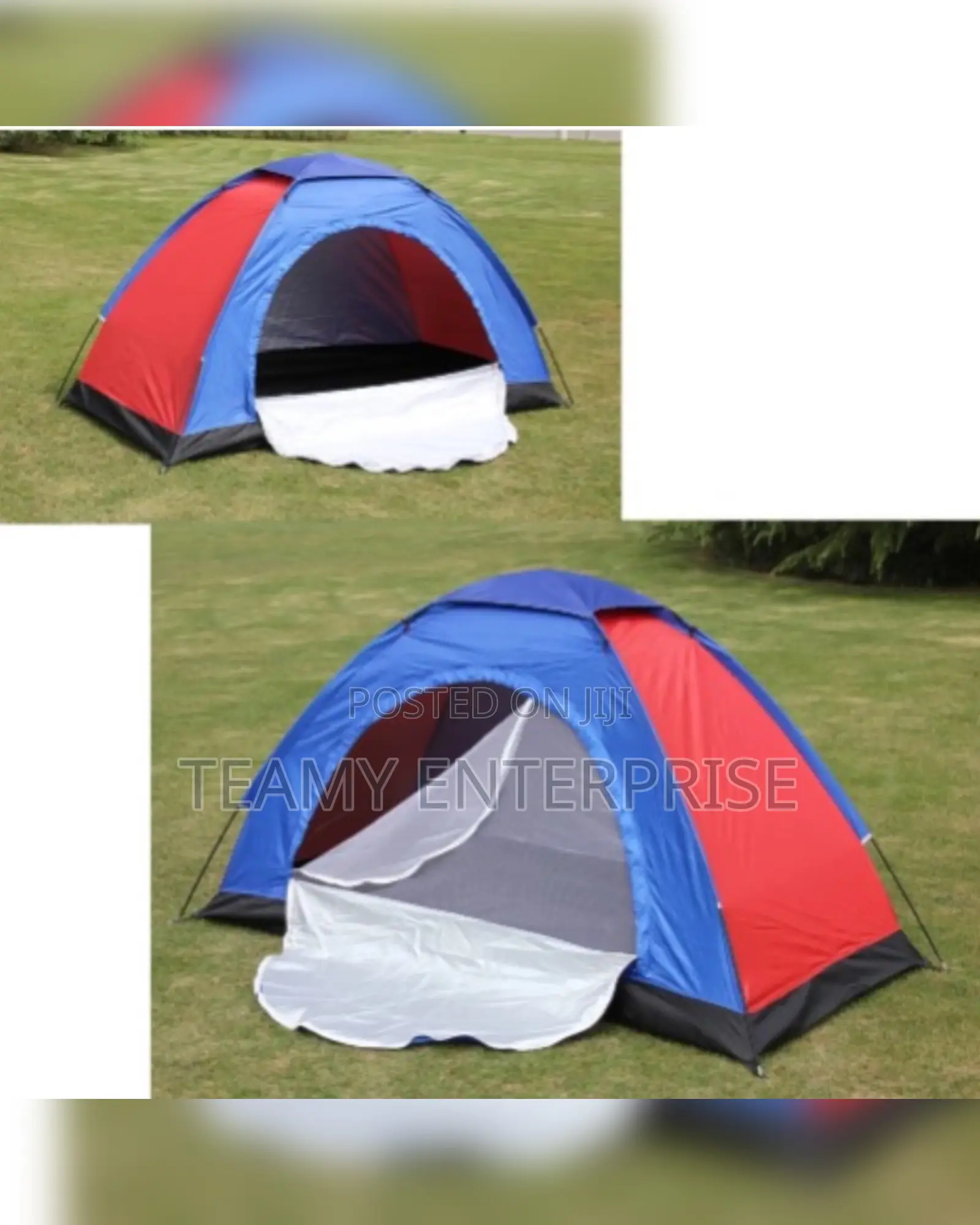 Camping Tent 6 by 7 Feet - Accommodates 4 to 6 Persons