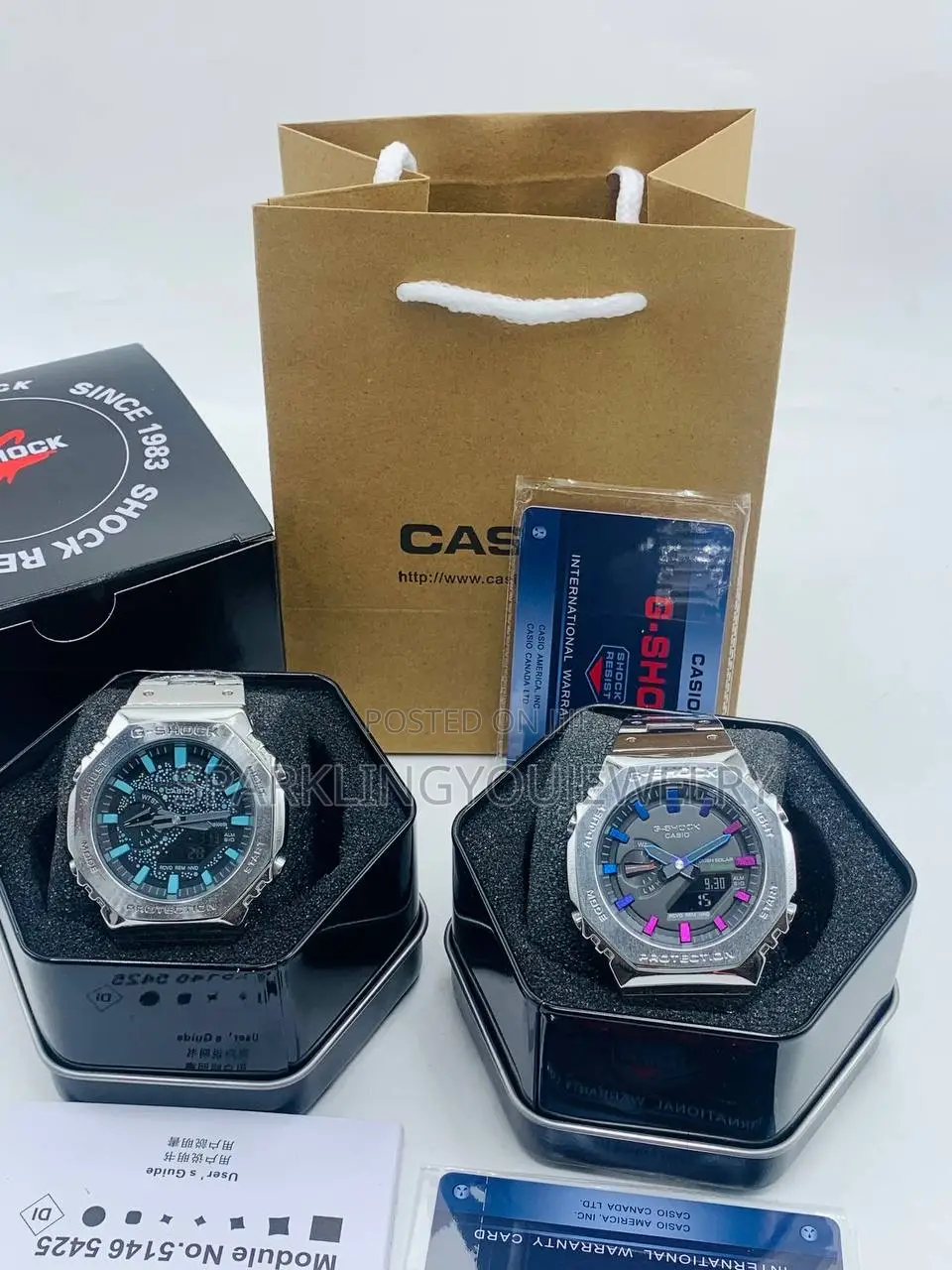 Stainless Steel G-Shock for Men