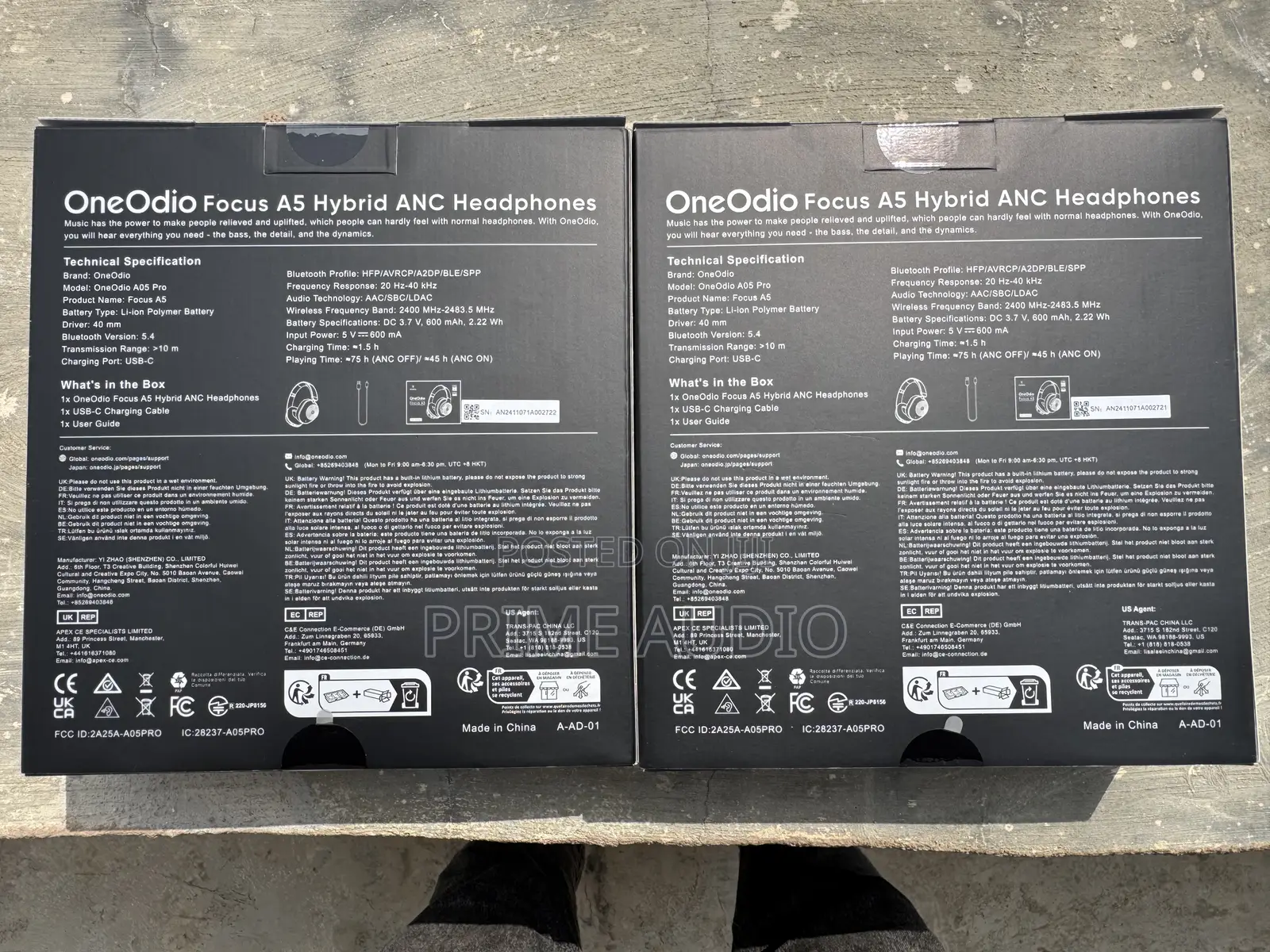 Oneodio Focus A5 Adaptive Hybrid Anc Headphones
