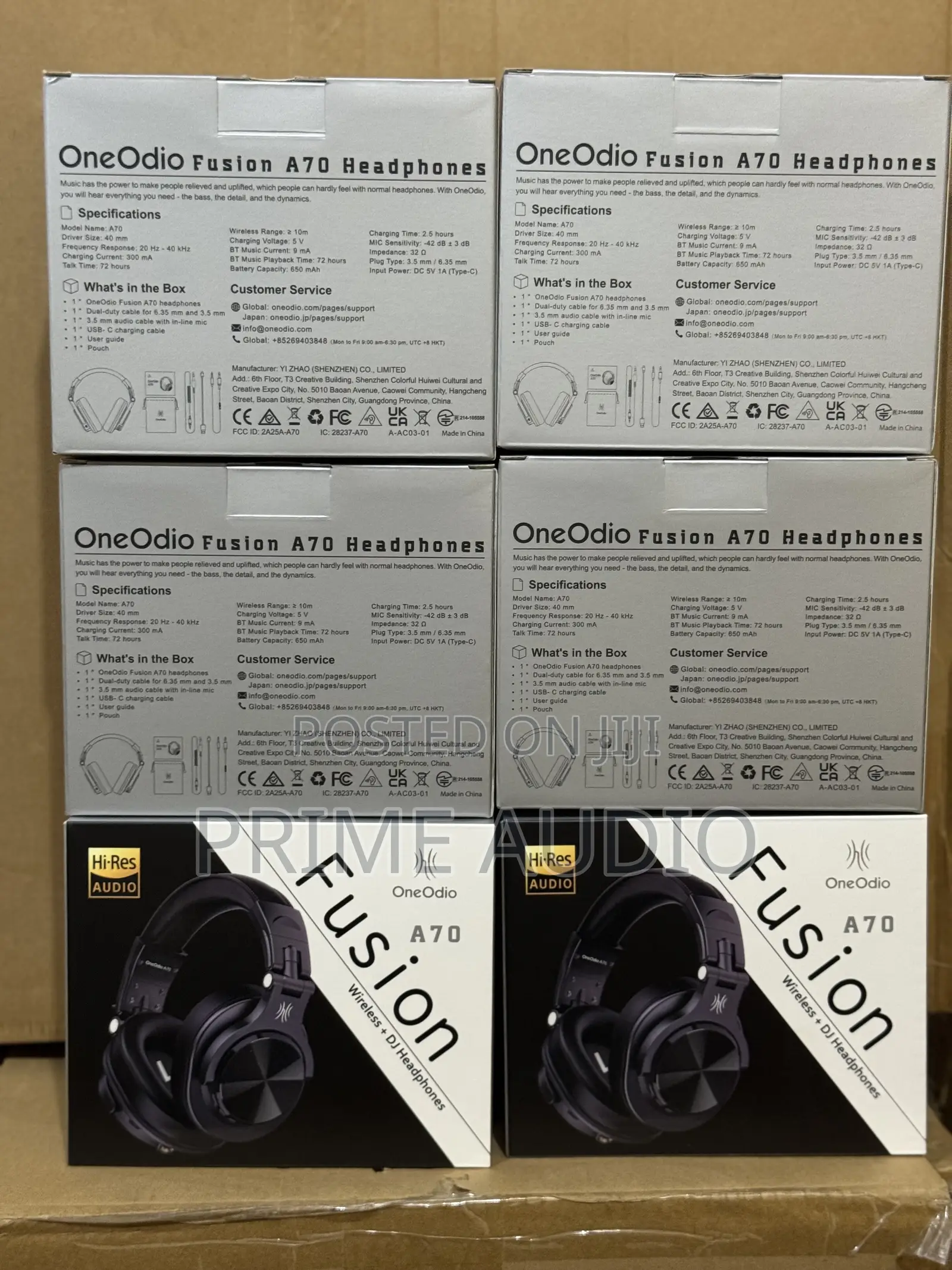 Oneodio Fusion A70 Wireless + Dj Headphones