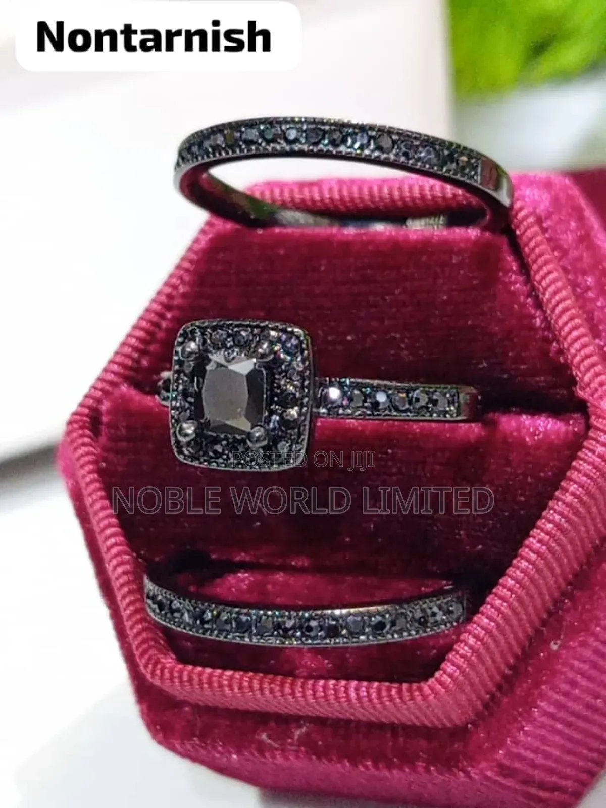 Black Titanium Steel Rings