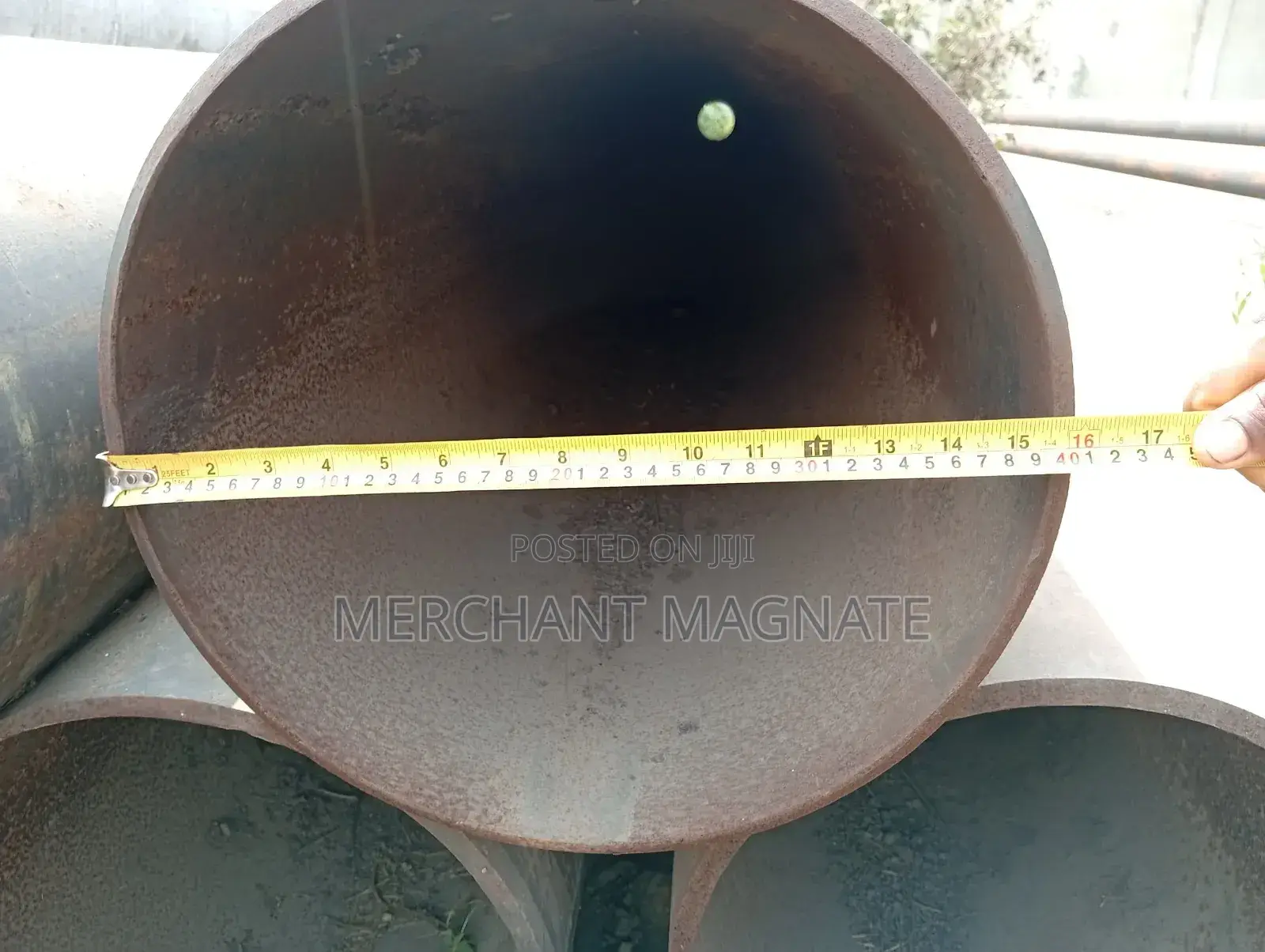 16" Mild Steel Seamless Pipe 10mm Thick