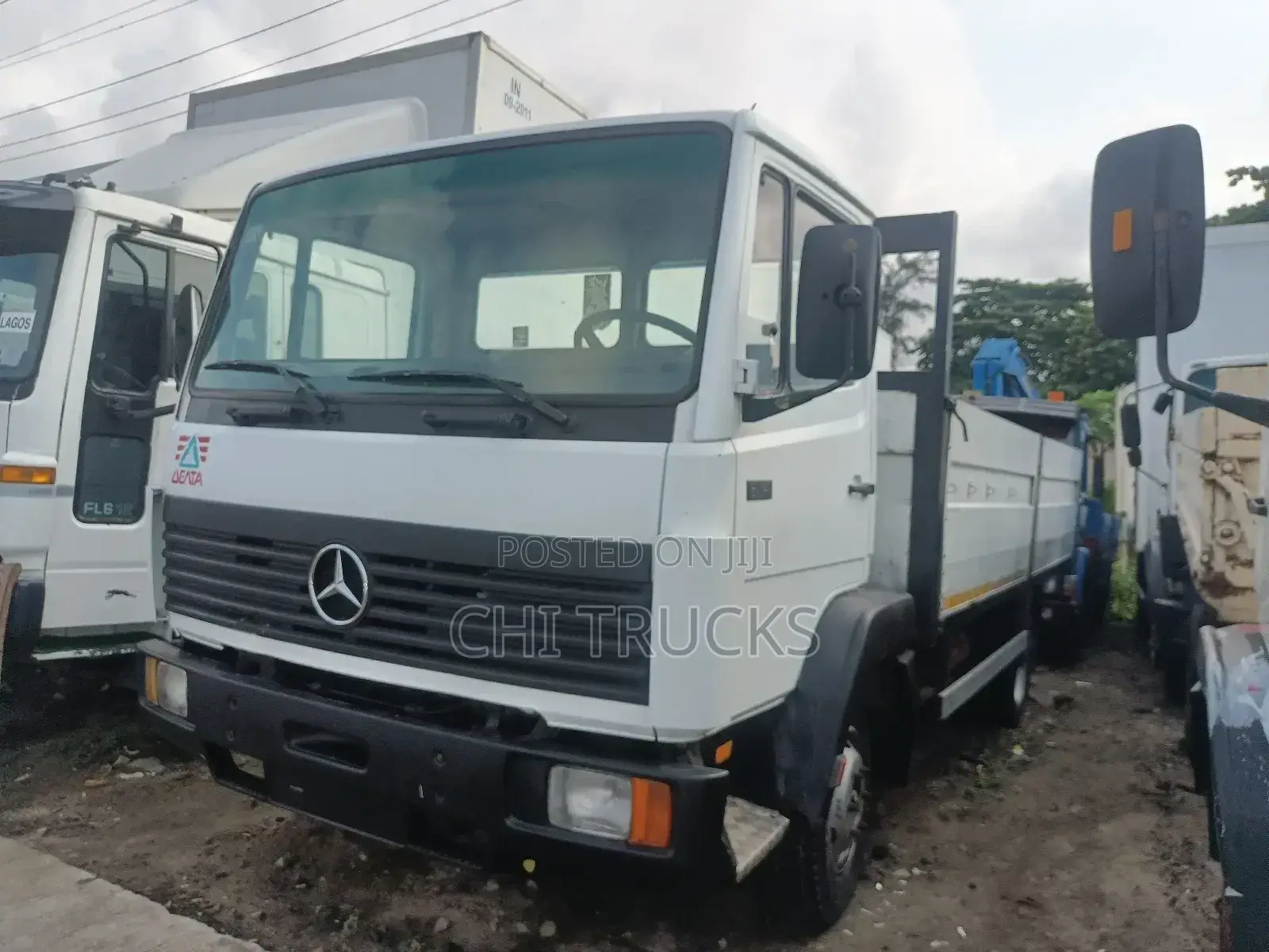 Mercedes 814 German Truck 2002 White