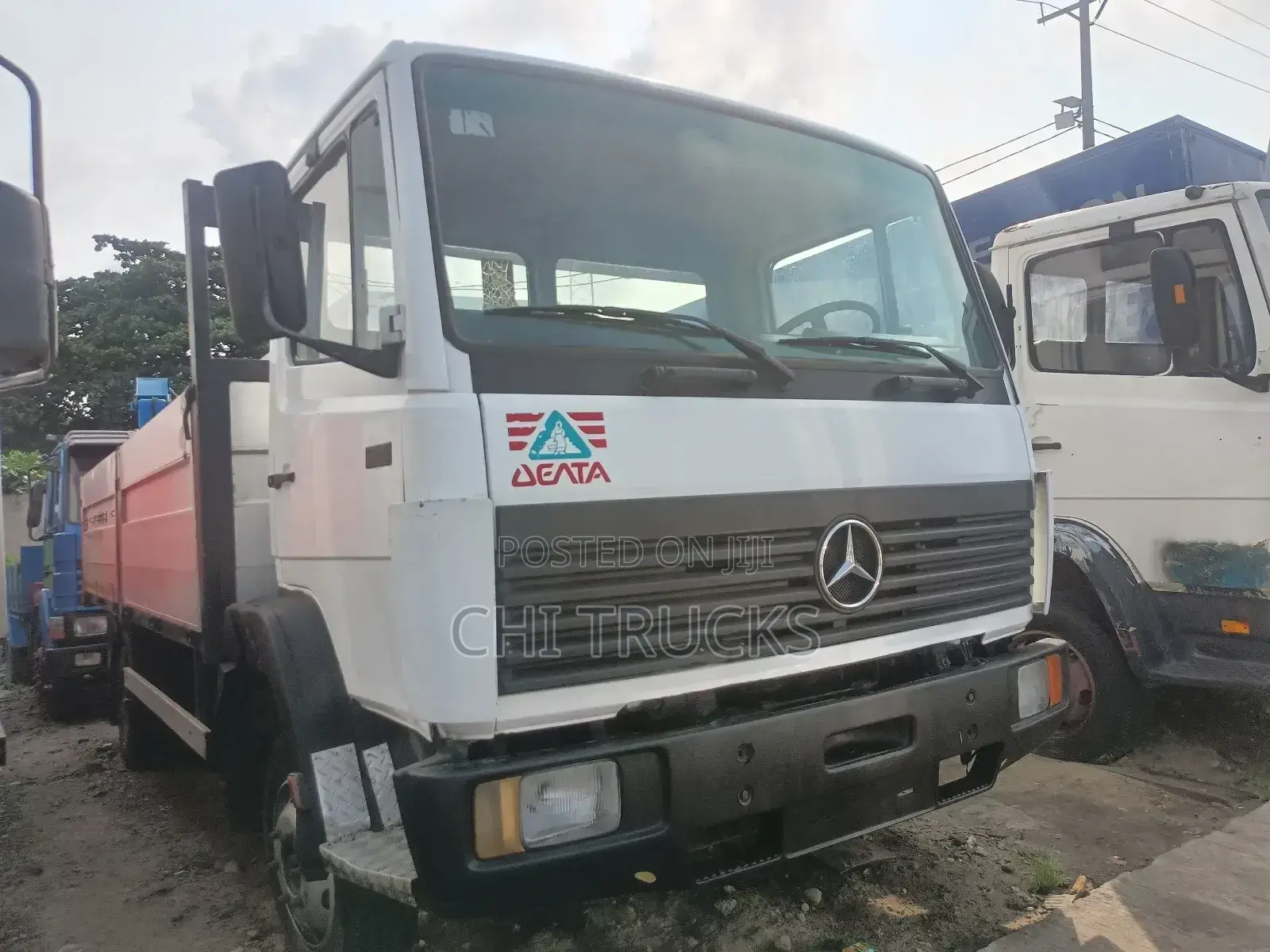 Mercedes 814 German Truck 2002 White