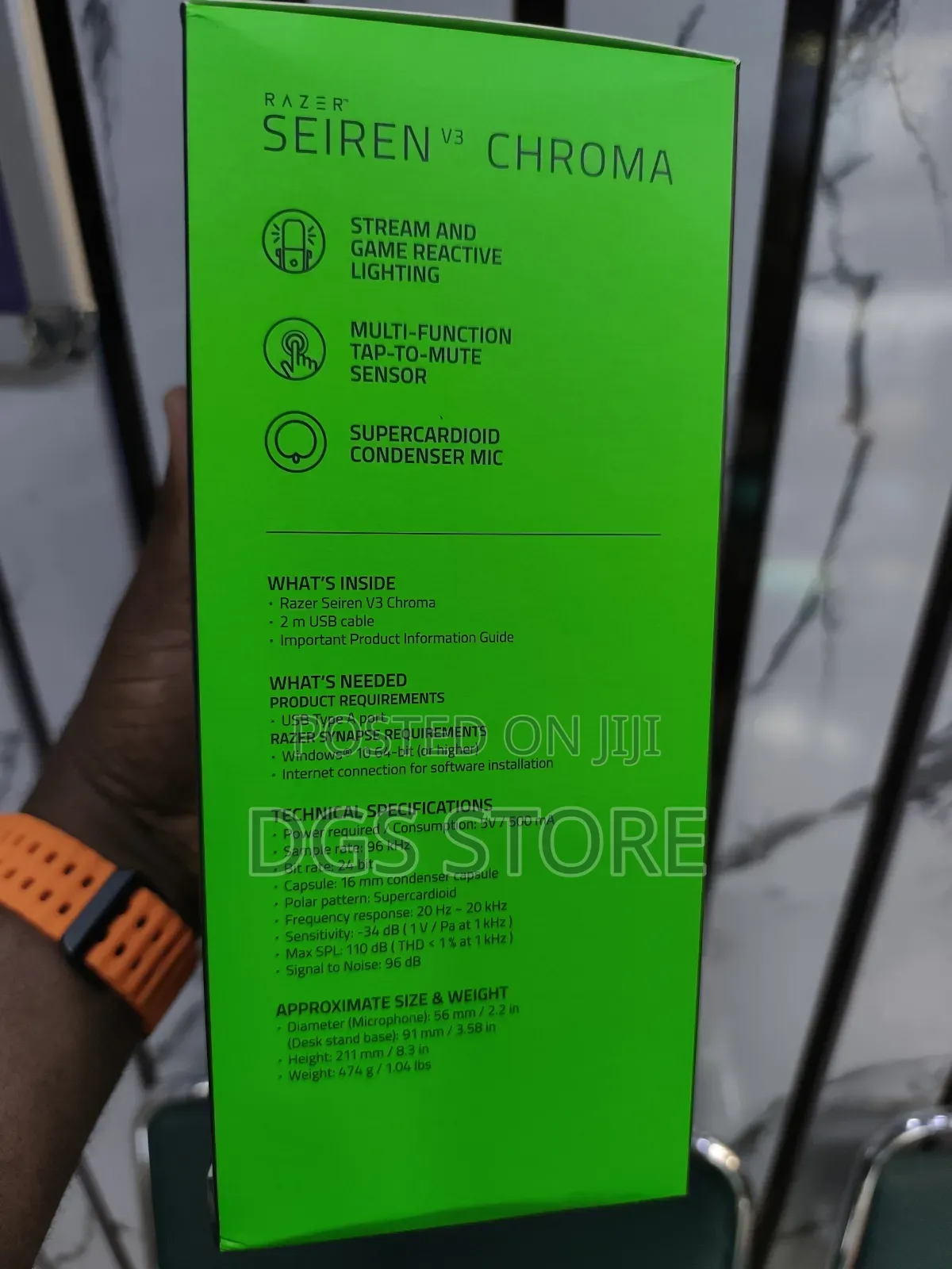 Razer Seiren V3 Chroma RGB Usb Microphone 