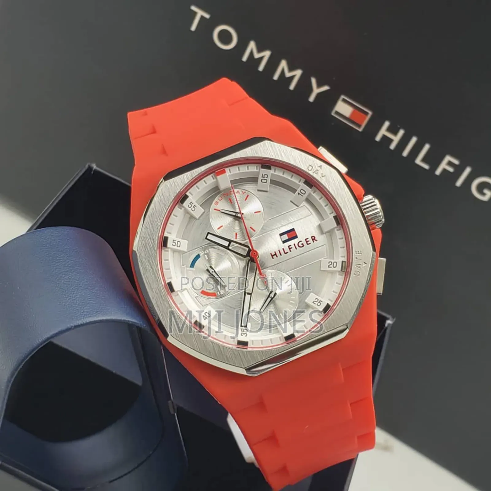 Tommy Hilfiger Men's Silicone Strap Chronograph Watch