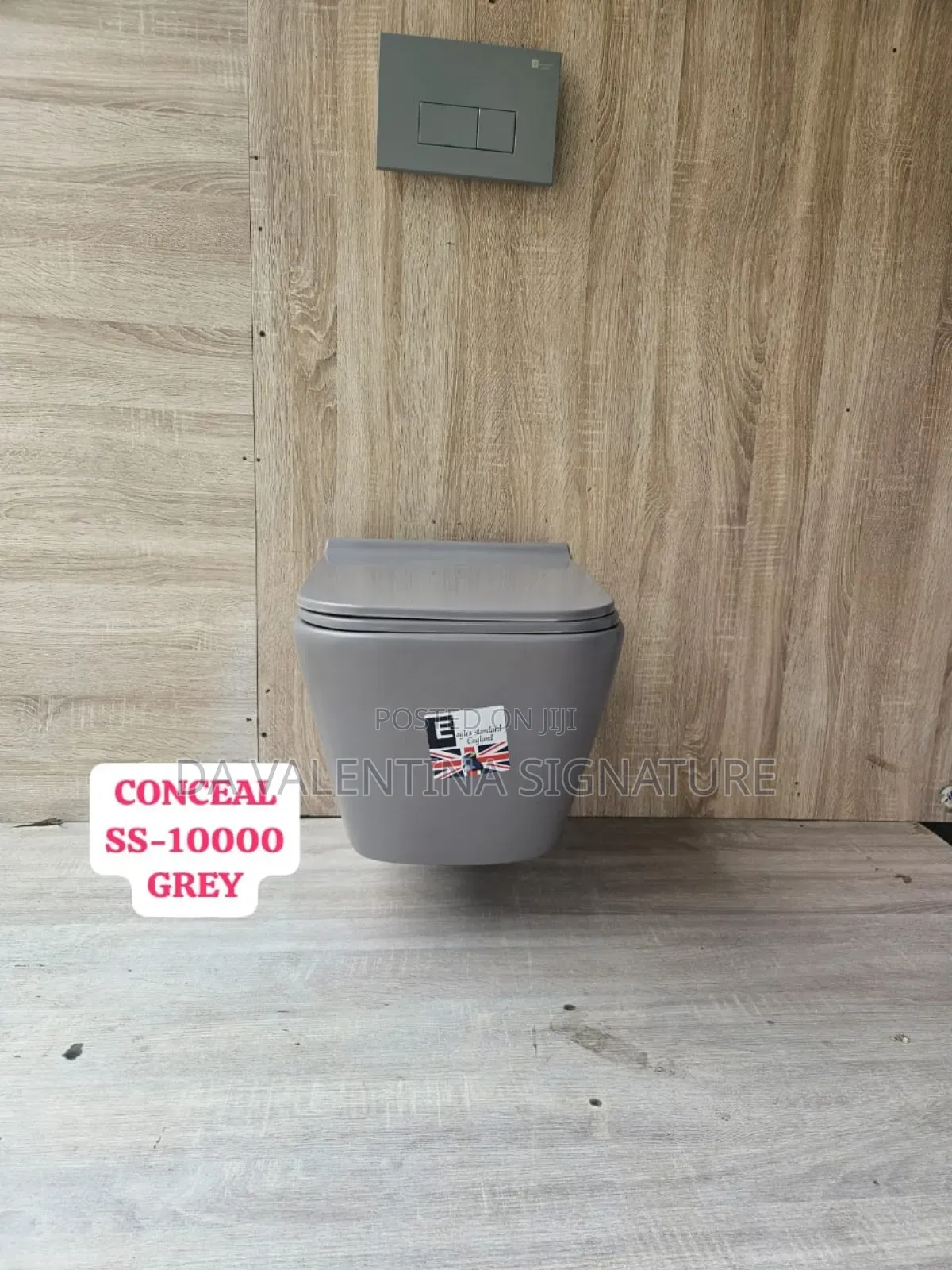 England High Quality Grey Matt Wall Conceal Water Closet