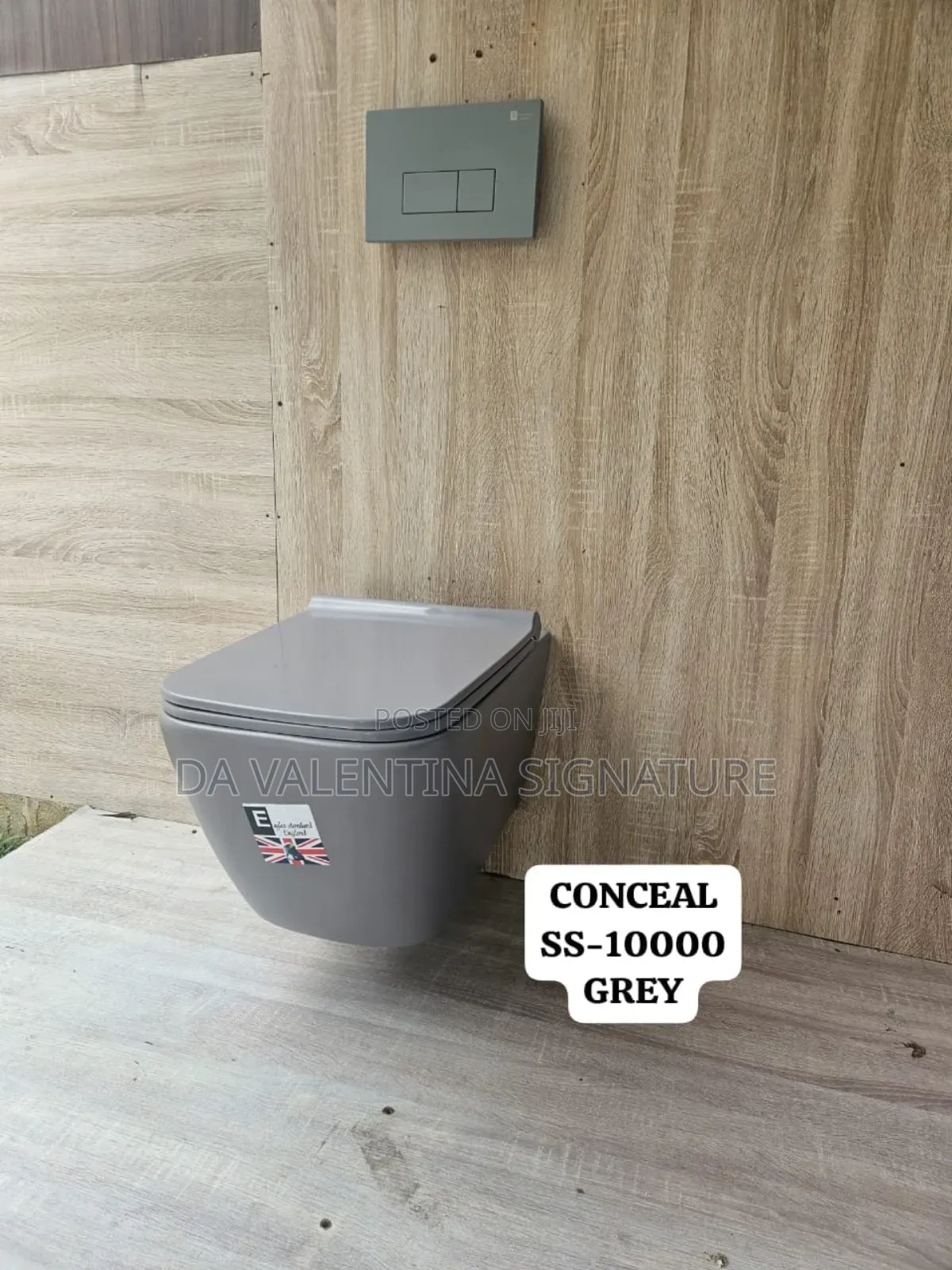 England High Quality Grey Matt Wall Conceal Water Closet