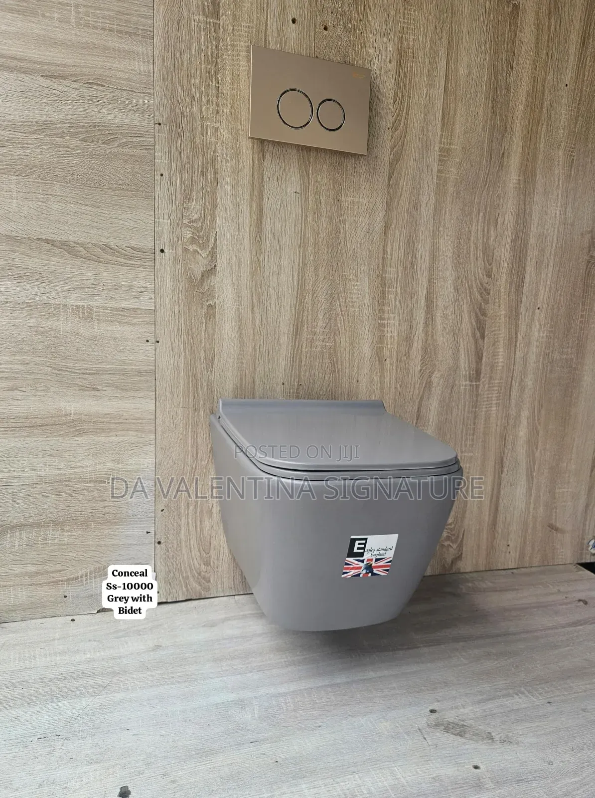 England High Quality Grey Matt Wall Conceal Water Closet