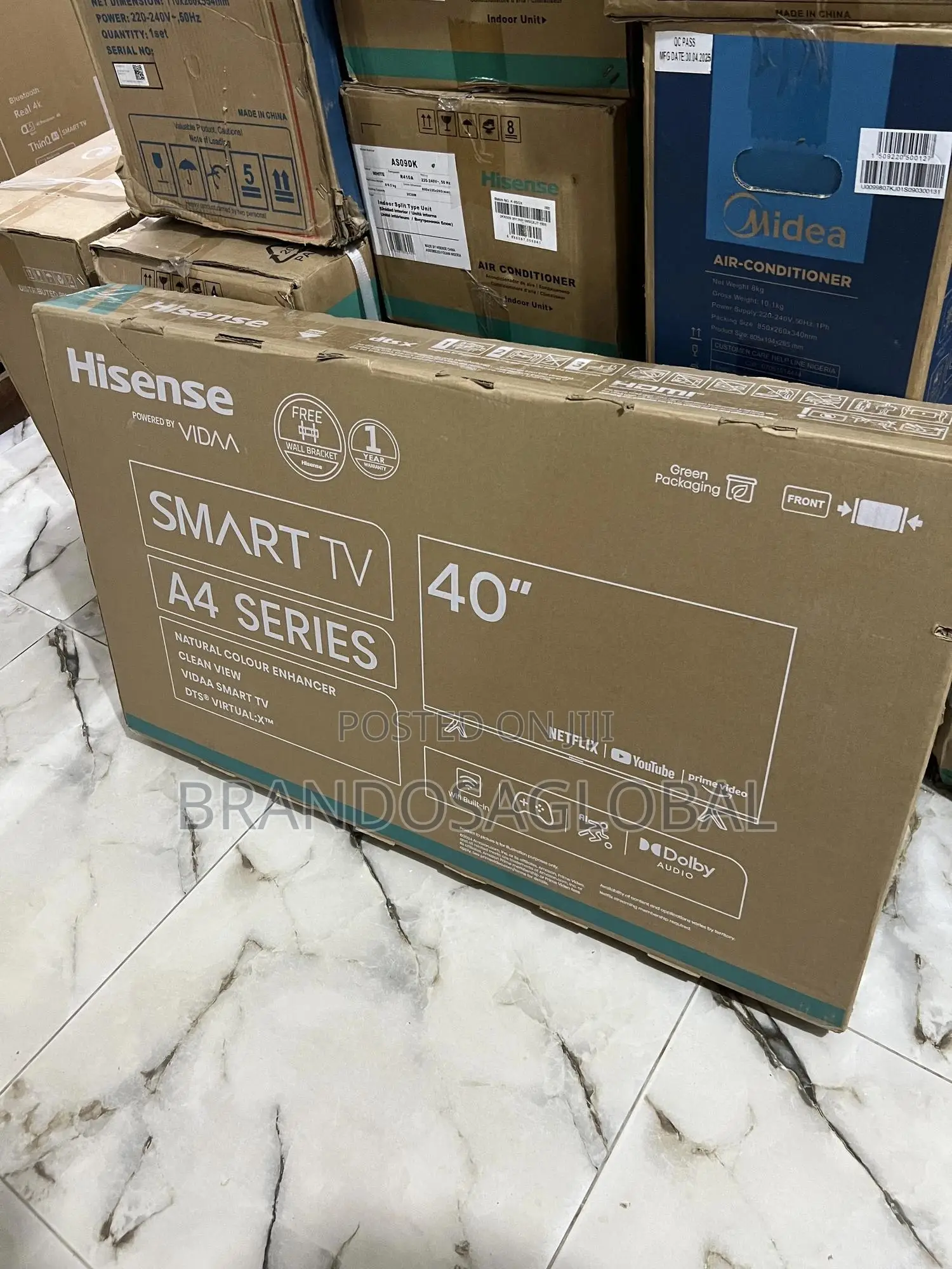 Reliable Stylish 40 Inches Hisense A4 Smart Tv