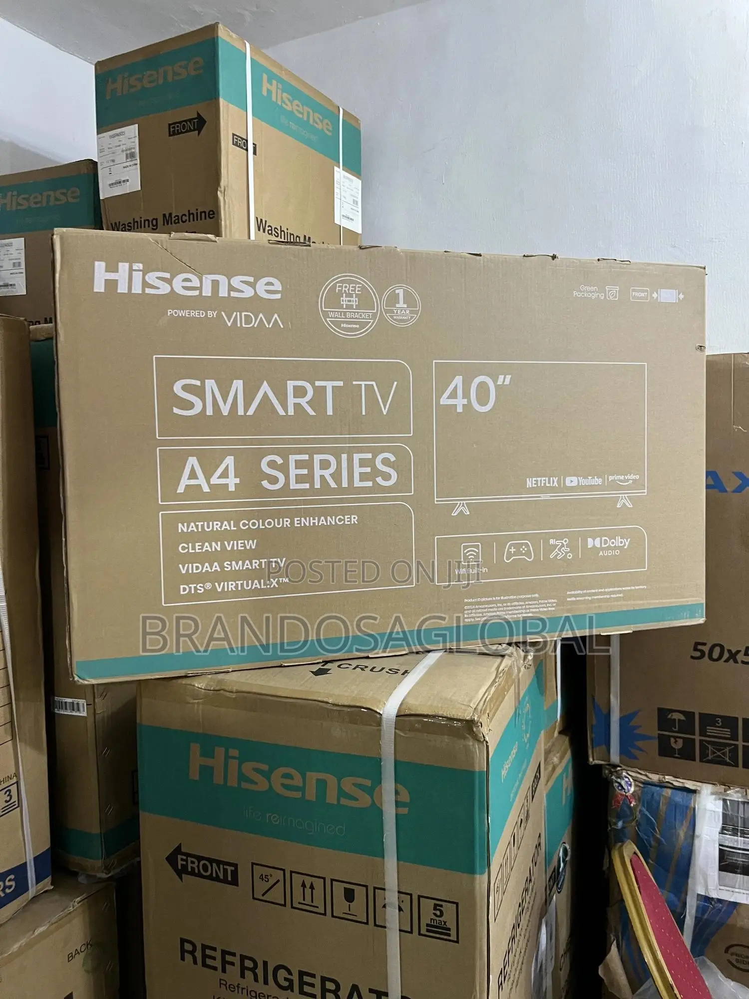 Premium Quality Hisense A4 40" Smart Led Tv