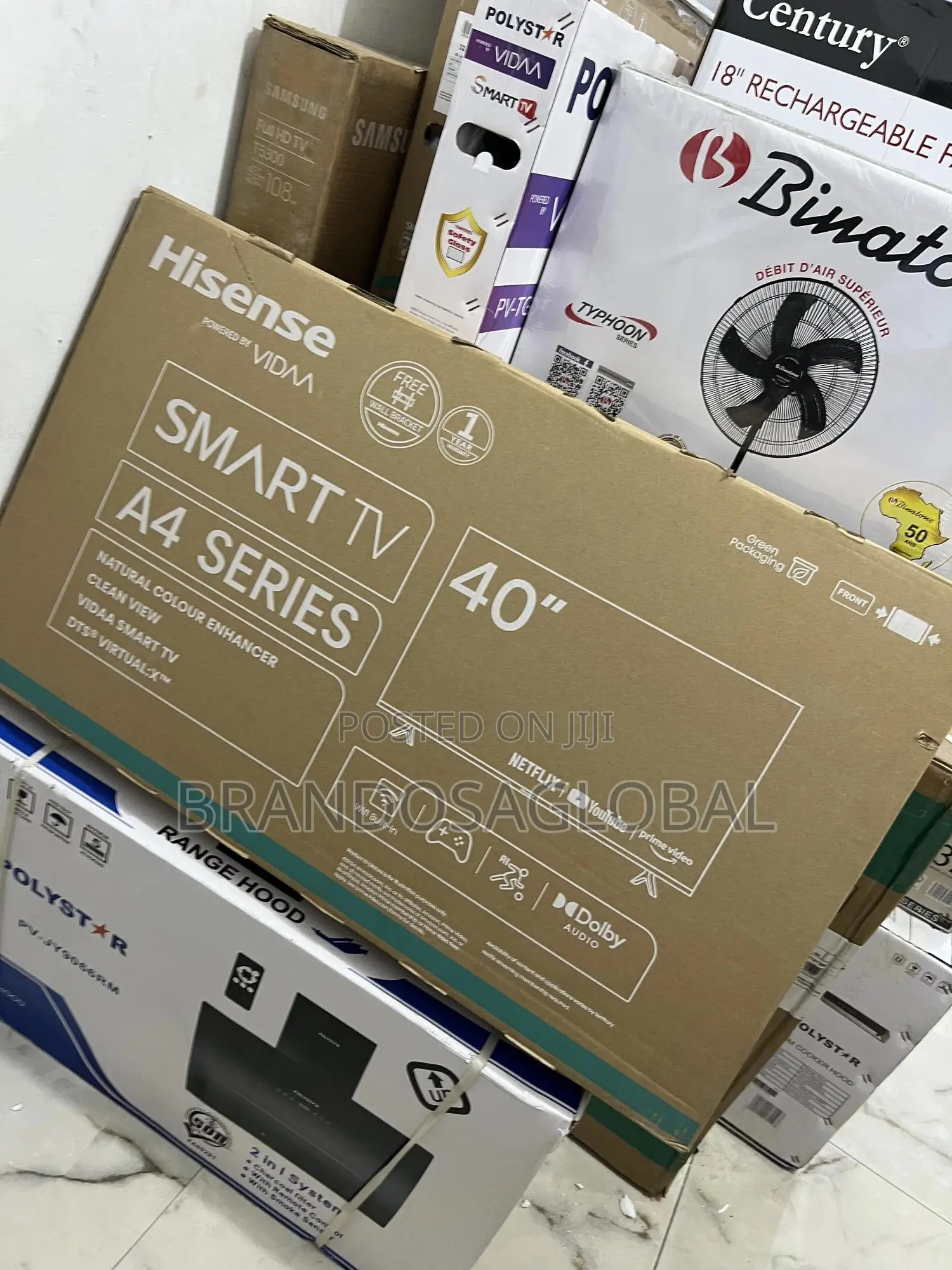 40" Hisense A4 Smart Led Tv - Warranty Guaranteed