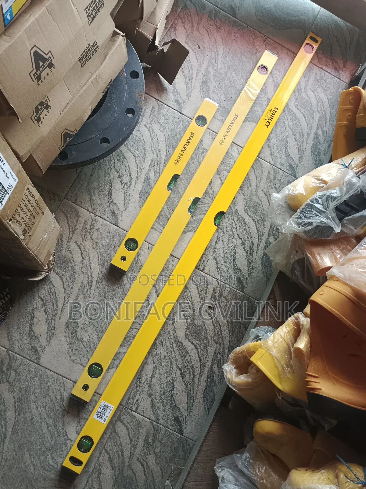 Stanley Aluminum Spirit Level 60mm/2ft ( All Sizes Available
