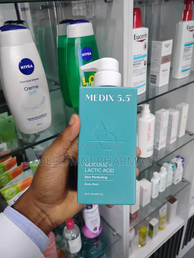 Medix -5.5 10% Glycolic + Lactic Acid Body Wash 444ml