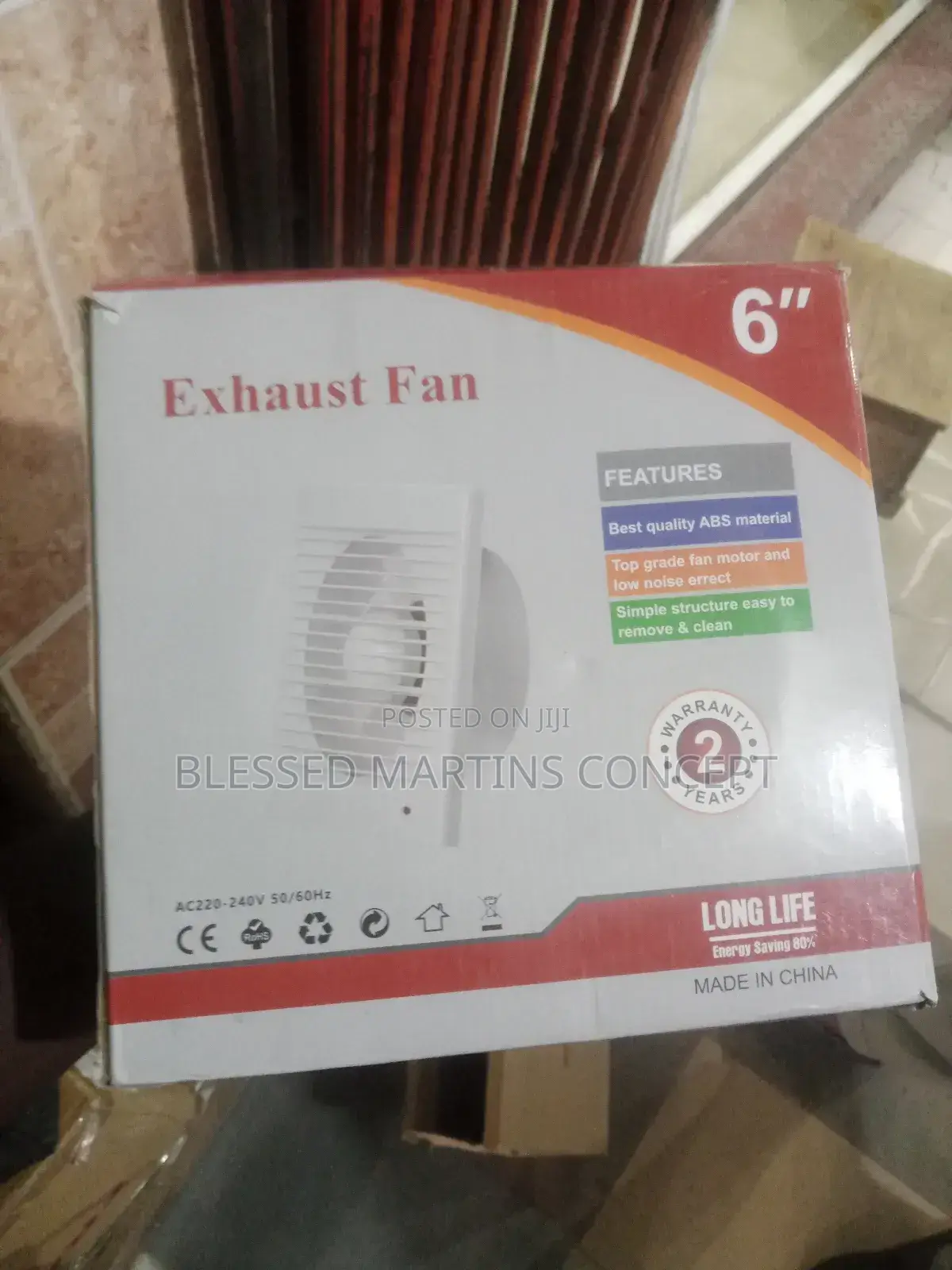 6"Ventfan,Remove Odor and Other Air Pollutants From Bathroom