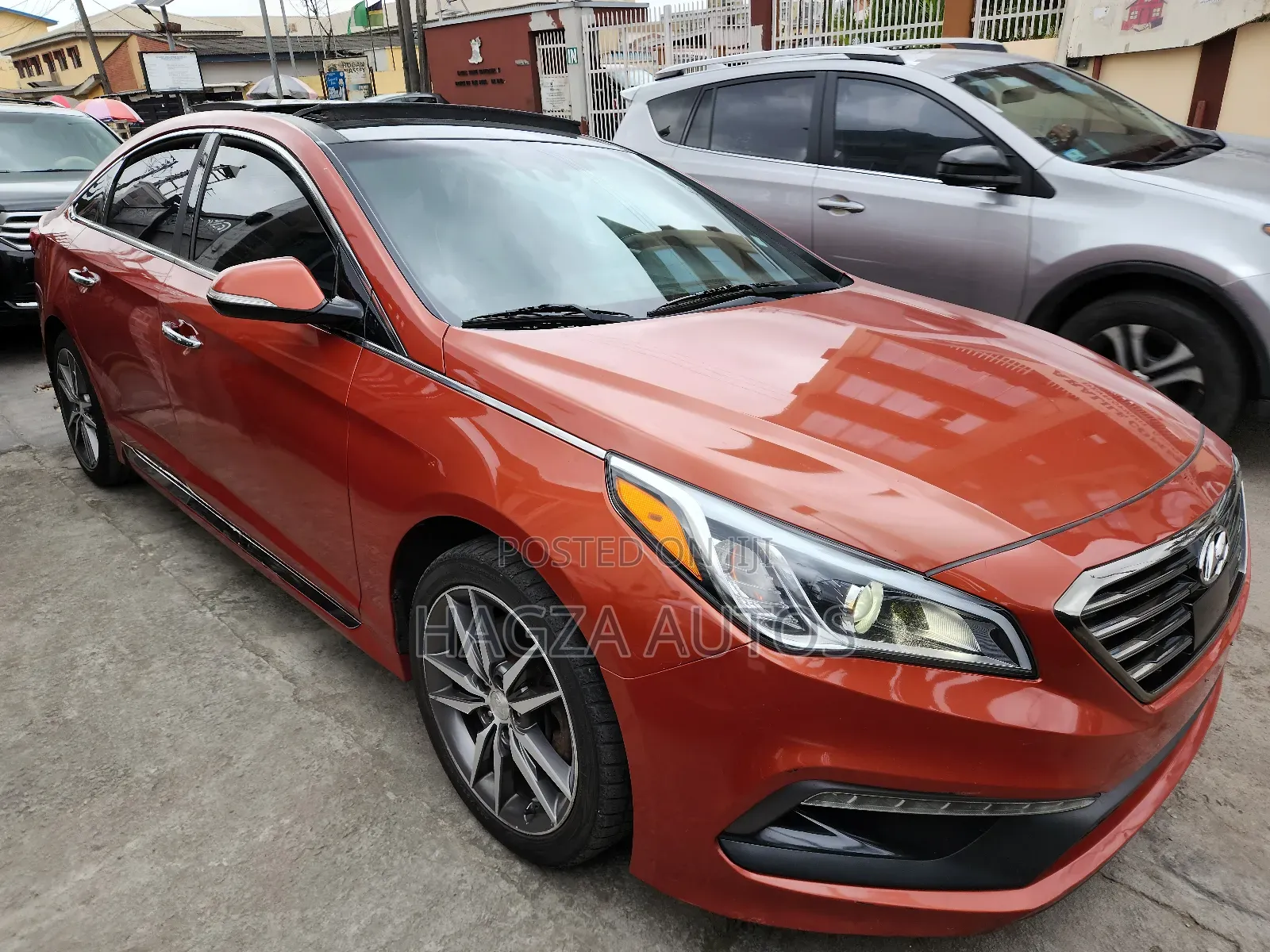 Hyundai Sonata Sport 2.0T 4dr Sedan (2.0L 4cyl Turbo 6A) 2015 Red