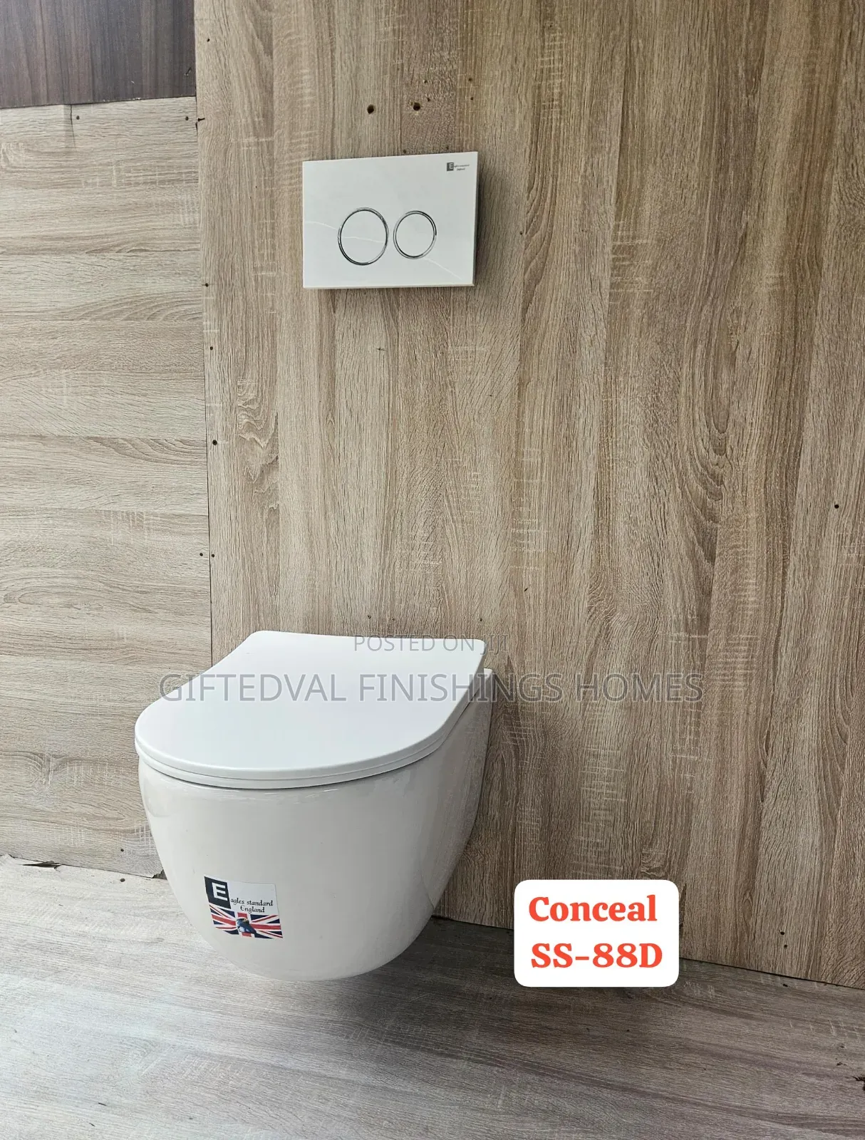 England High Quality Wall Hung Conceal Water Closet