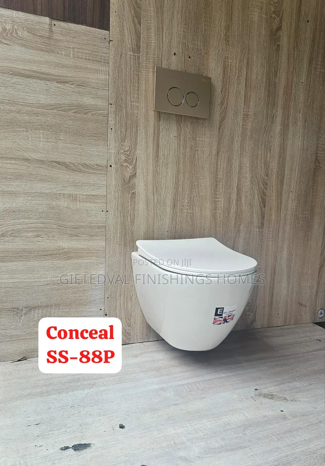 England High Quality Wall Hung Conceal Water Closet