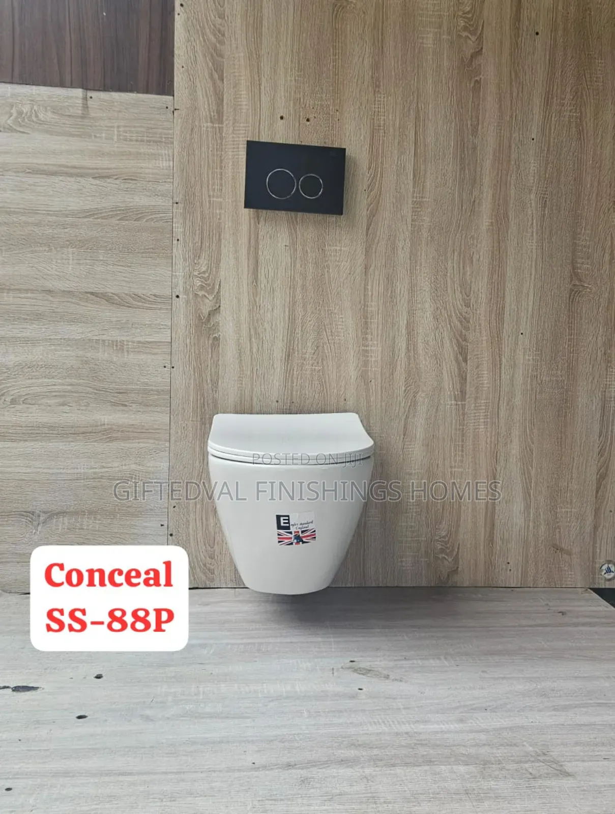 England High Quality Wall Hung Conceal Water Closet