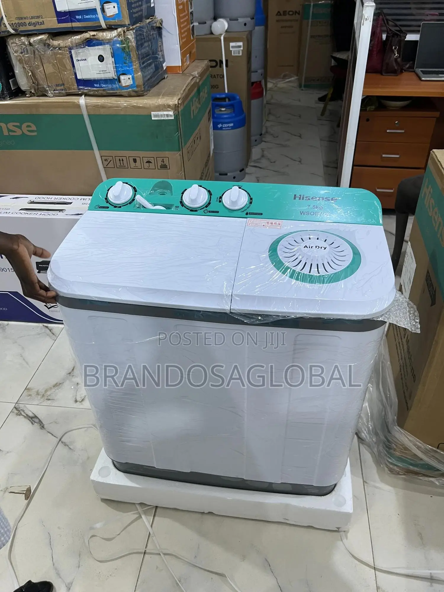 Hisense 7.5kg Twin Tub Manual Washing Machine for Sale