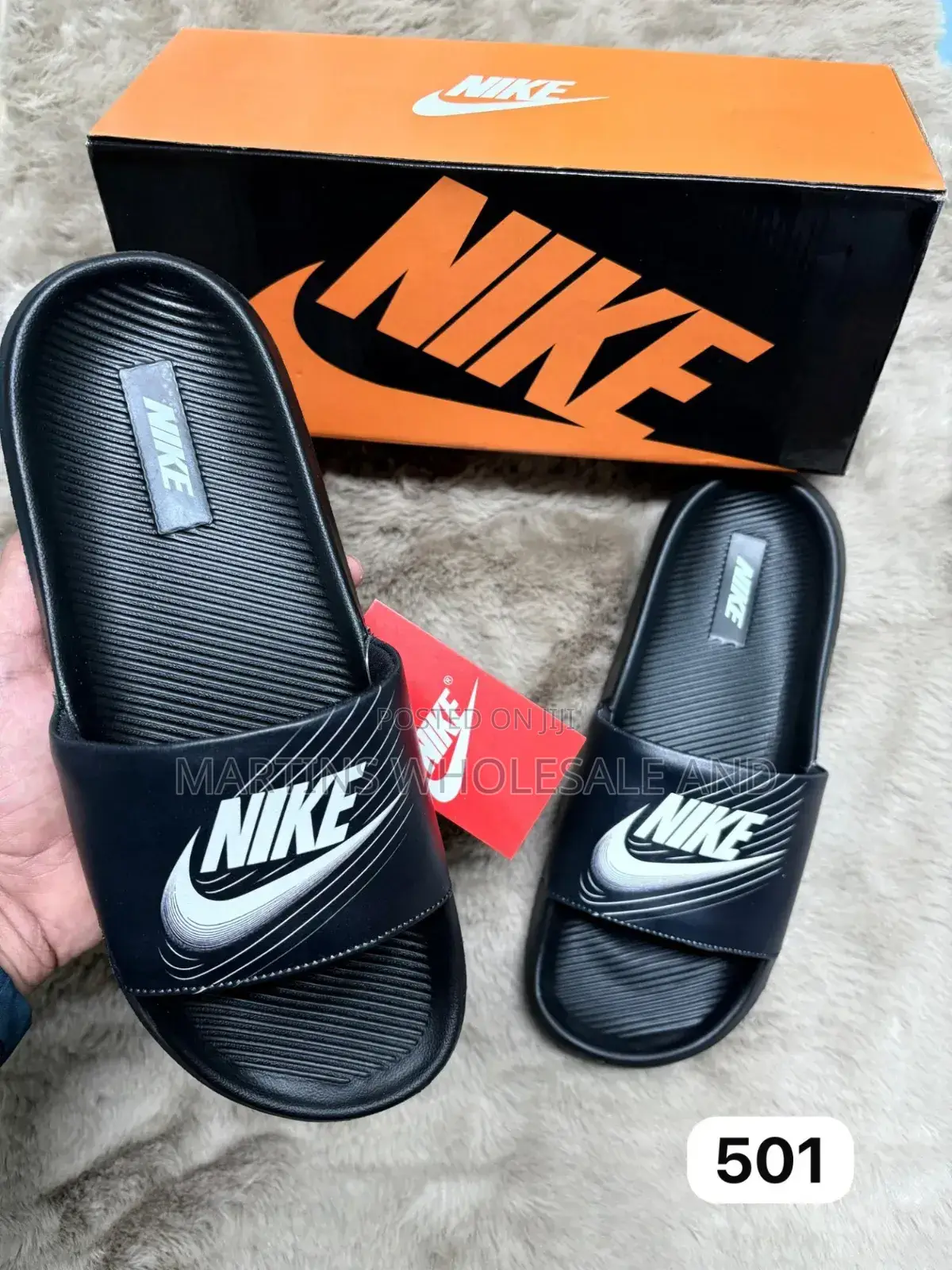 Nike Slides - Stylish Design With Nike Branding