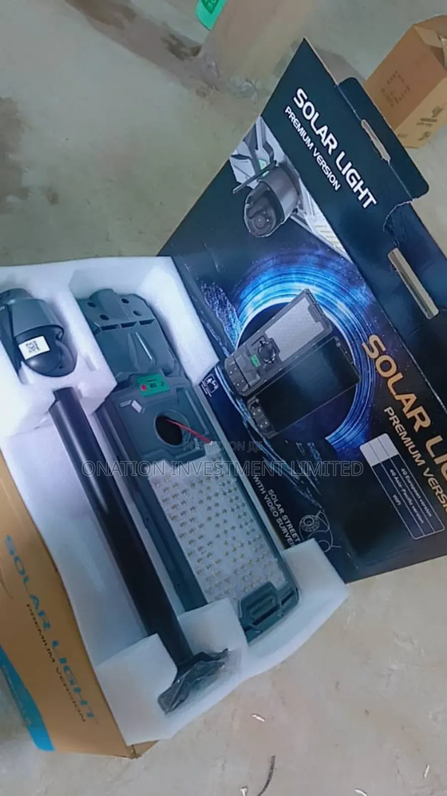Brand New Solar Light With CCTV Camera