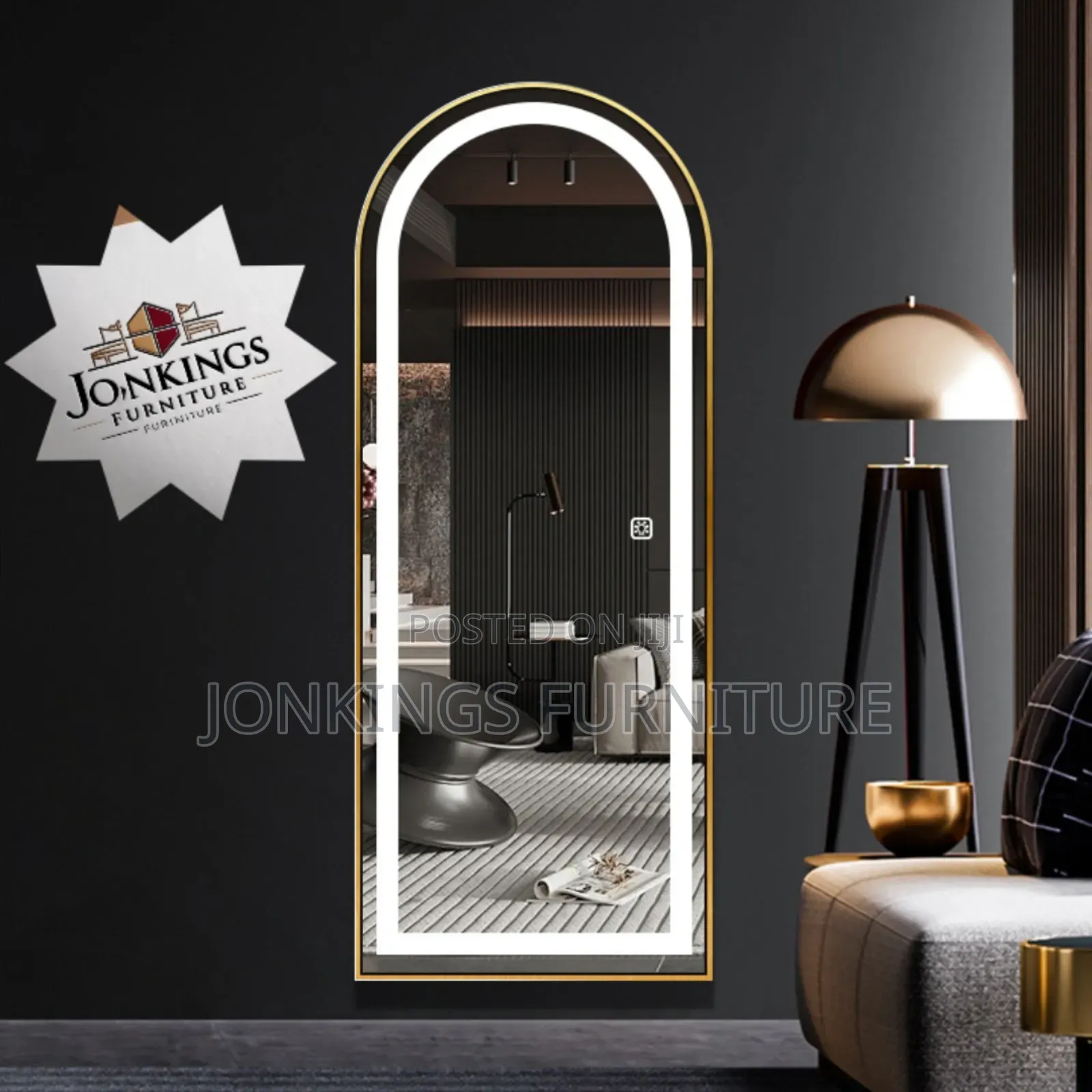 Led Full Body Size Display Mirror