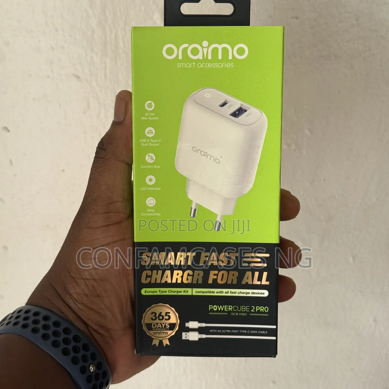 Oraimo Powercube 2 Pro 22.5w Fast Charger