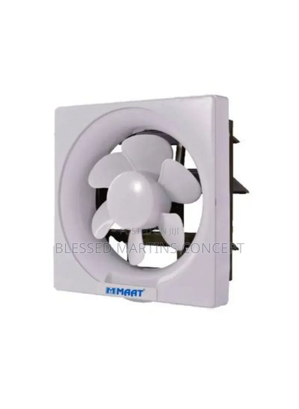 6" Mmaat Exhaust Wall Fan, Remove Odor, Moisture From Bathroom/Kitchen