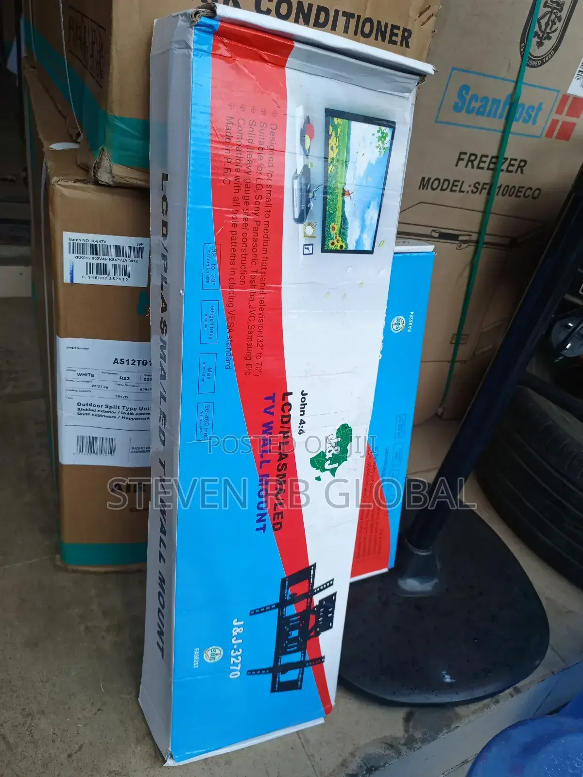 Adjustable Double Tv Arm Large Up to 70"