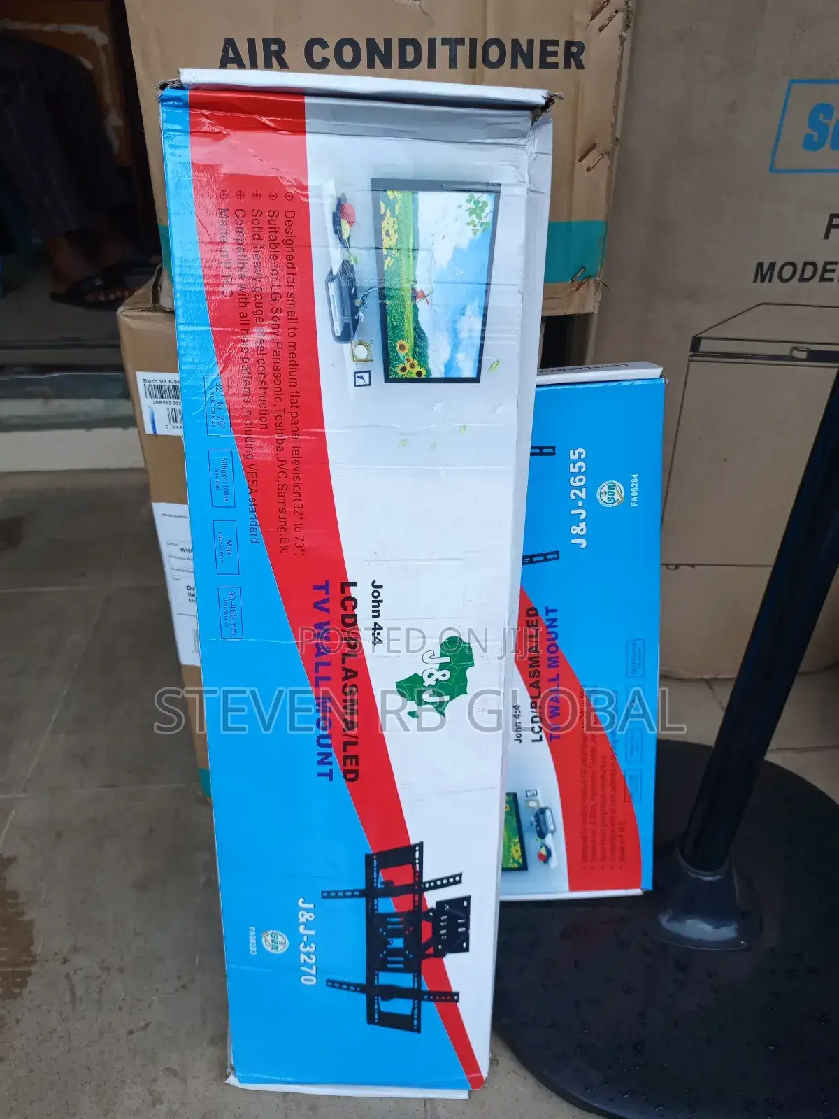 Adjustable Double Tv Arm Large Up to 70"