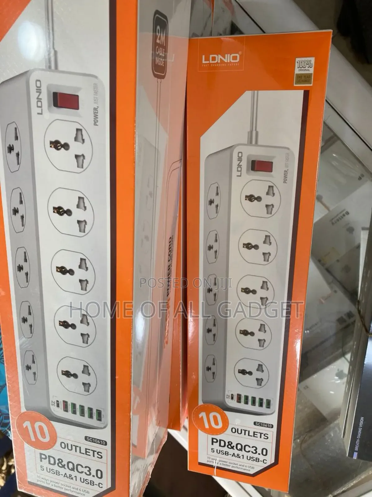 Ldnio Sc10610- 10 Port Power Strip With 1 Pd- 1 4 Usb