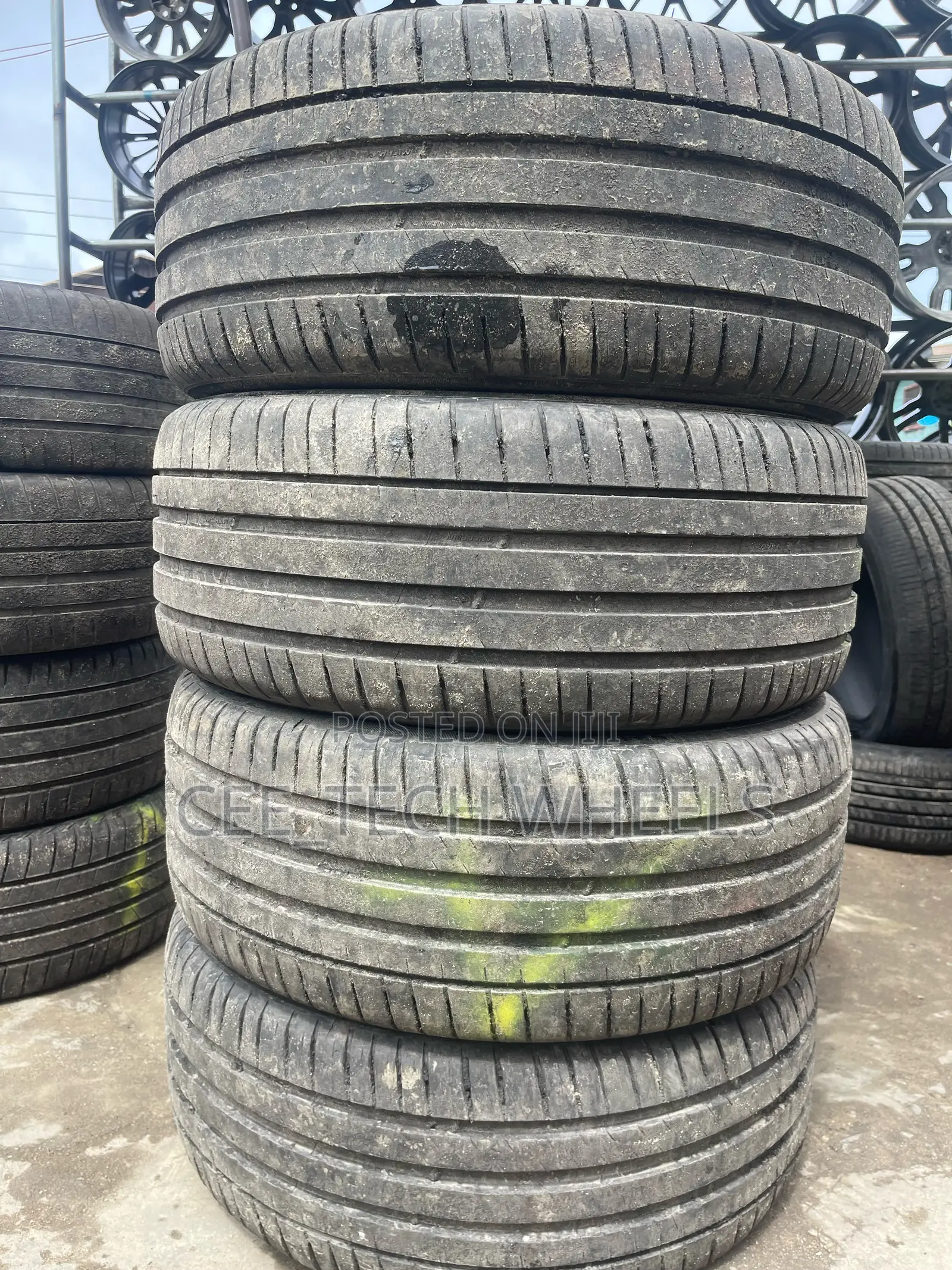 Michelin Straight Lines For Different Sizes Of Tyres