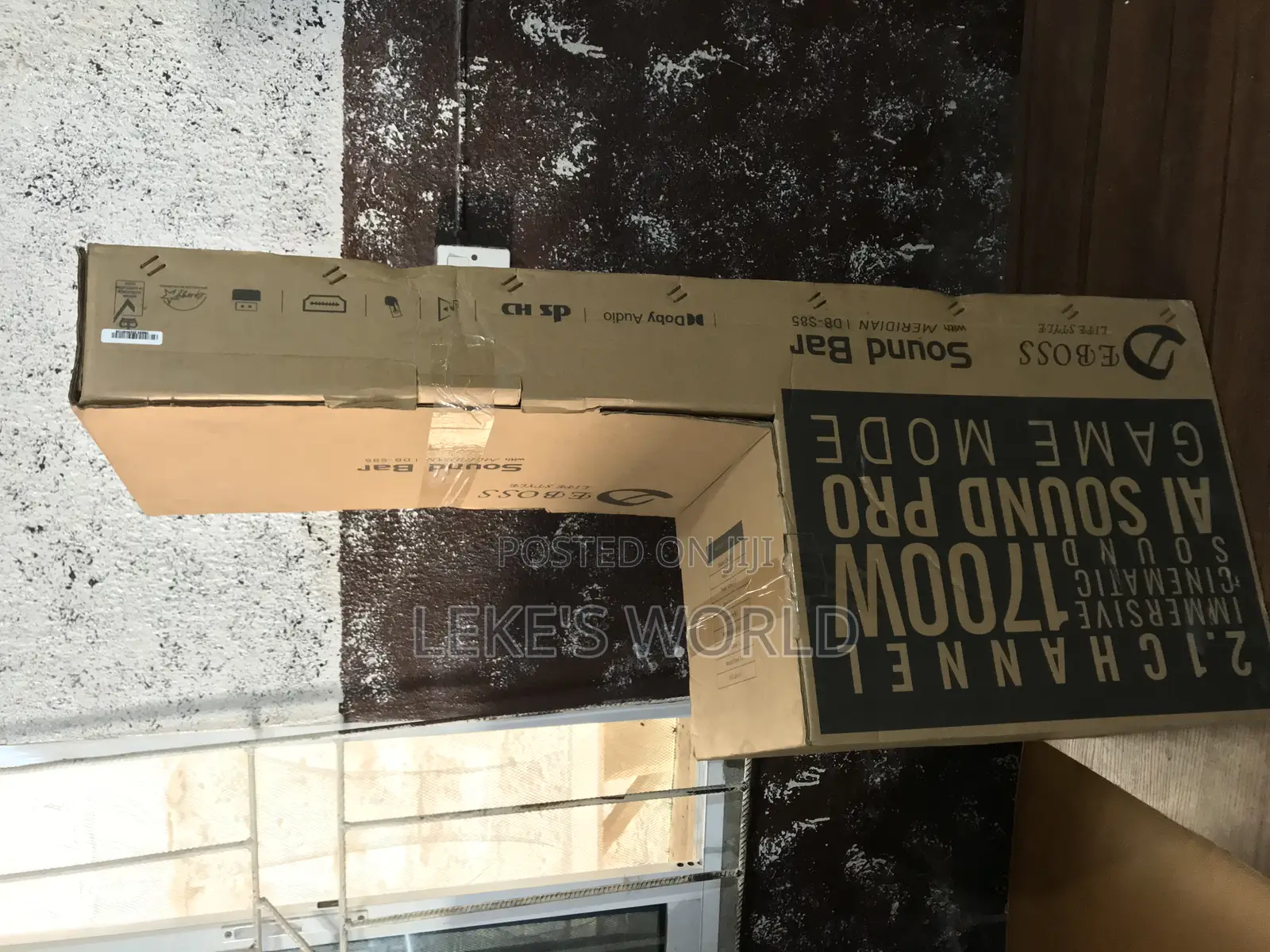 Deboss 1700watts Wireless Subwoofer Soundbar