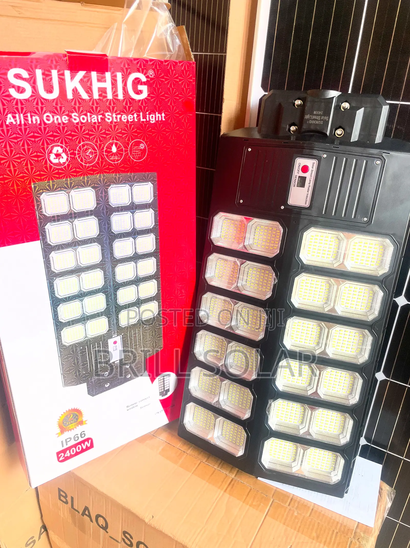 2400w Sukhig All-in-One Solar Street Light