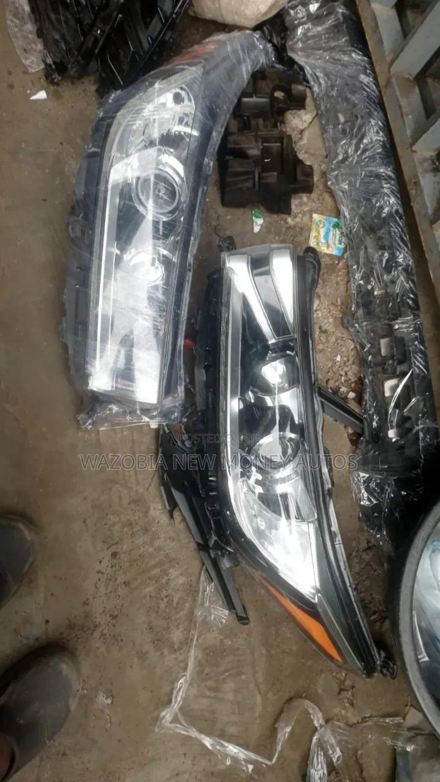 Head Lamp and Front Bumper for Toyota Highlander 2018 Model