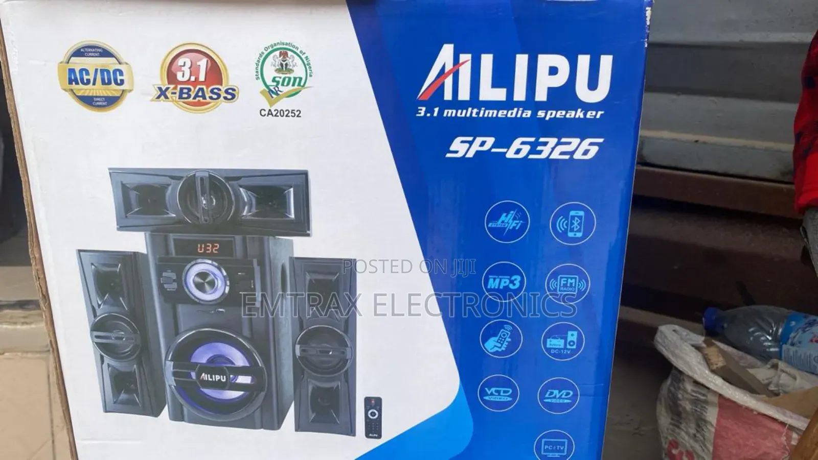 Ailipu 3 In 1 Multimedia Speaker Sp 6326