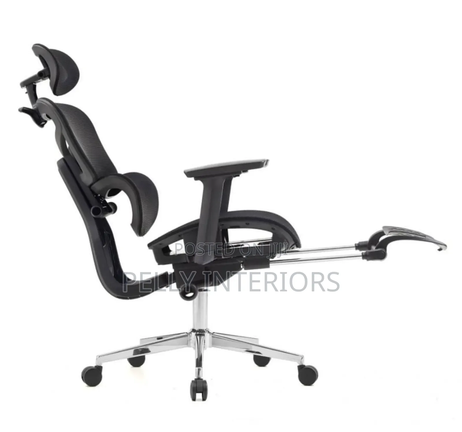 Executive Office Chair With Headrest and Footrest