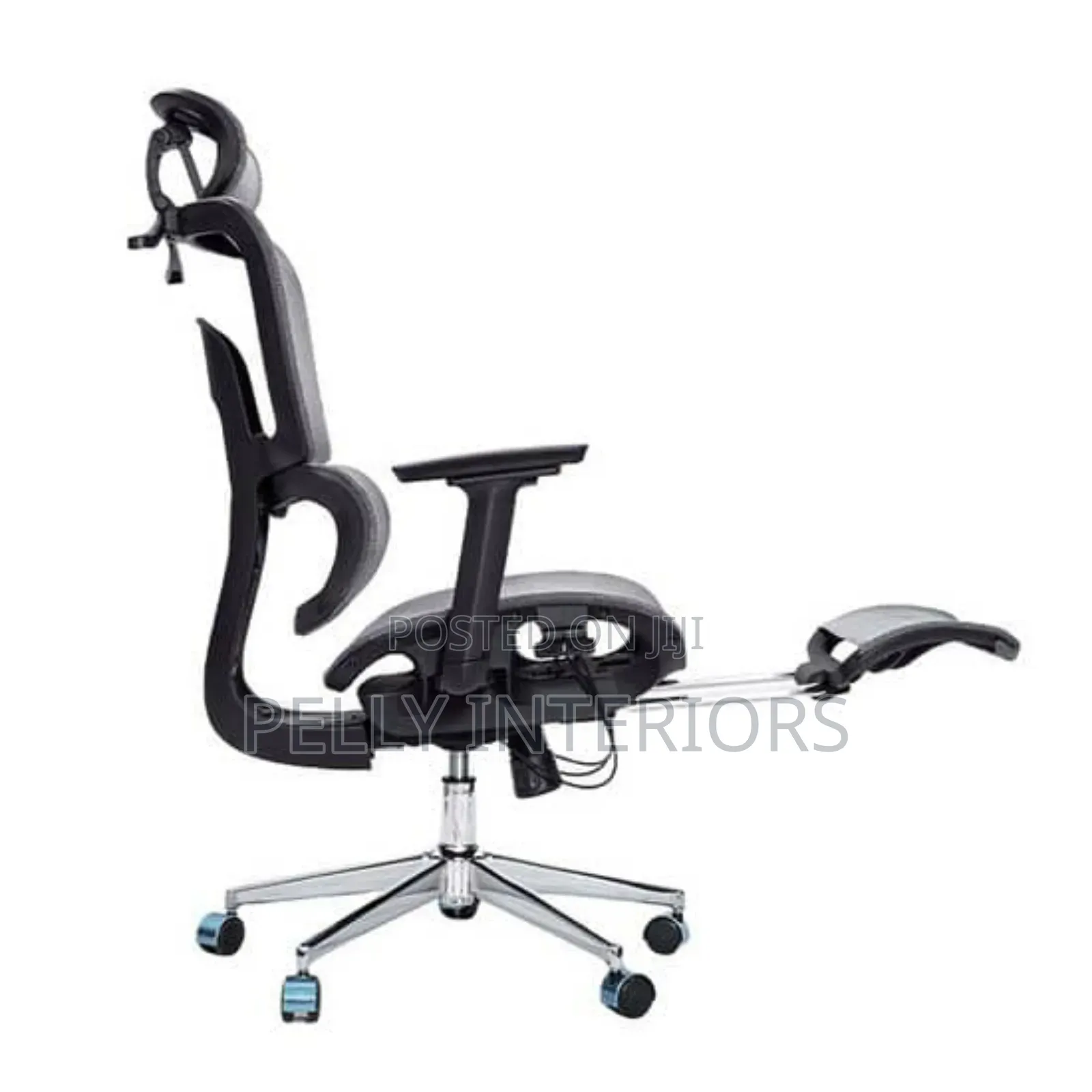 Executive Office Chair With Headrest and Footrest