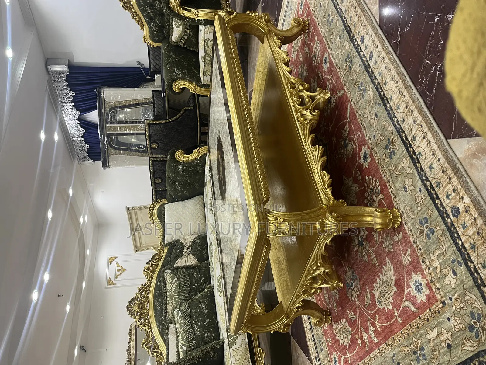 Royal Ever Green Turkish Sofa
