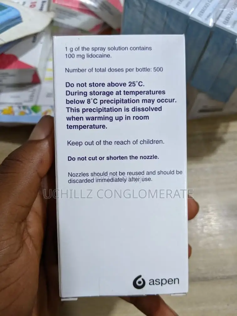 Lidocaine Spray