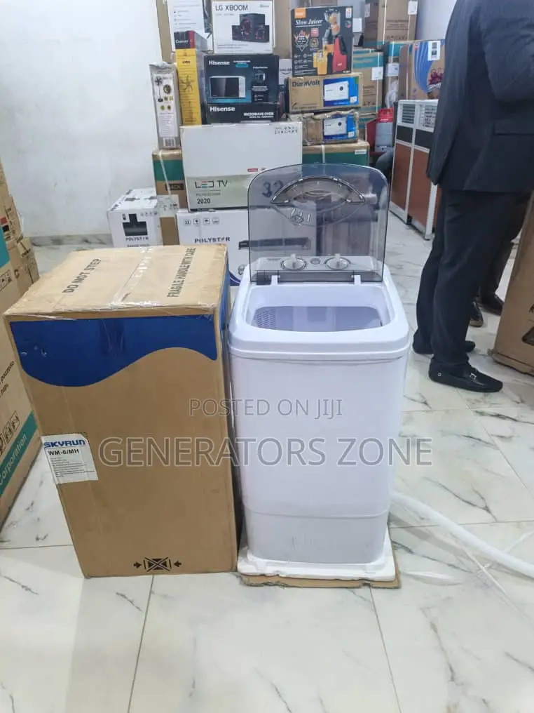 Skyrun 6kg Washer – Single Tub, Strong Motor