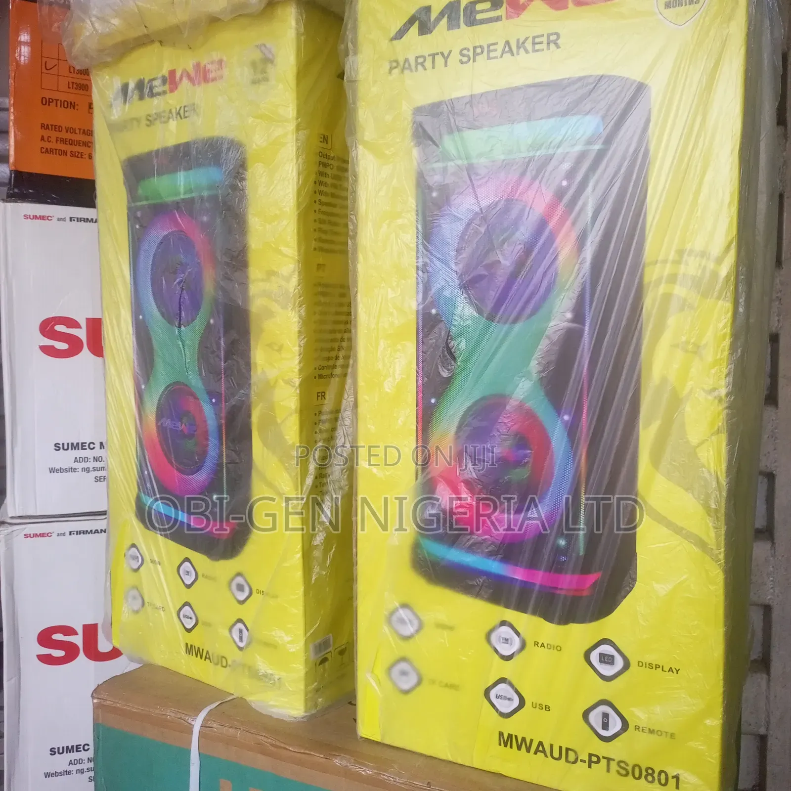 Mewe Mwaud-pts0801 900w Party Speaker Set