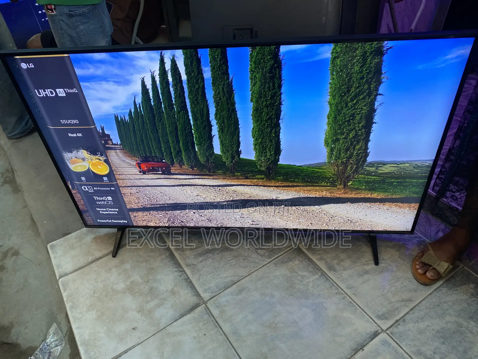 Lg 55” Ultra Hd Led Webos Tv With Voice Assistance (2022 Model)