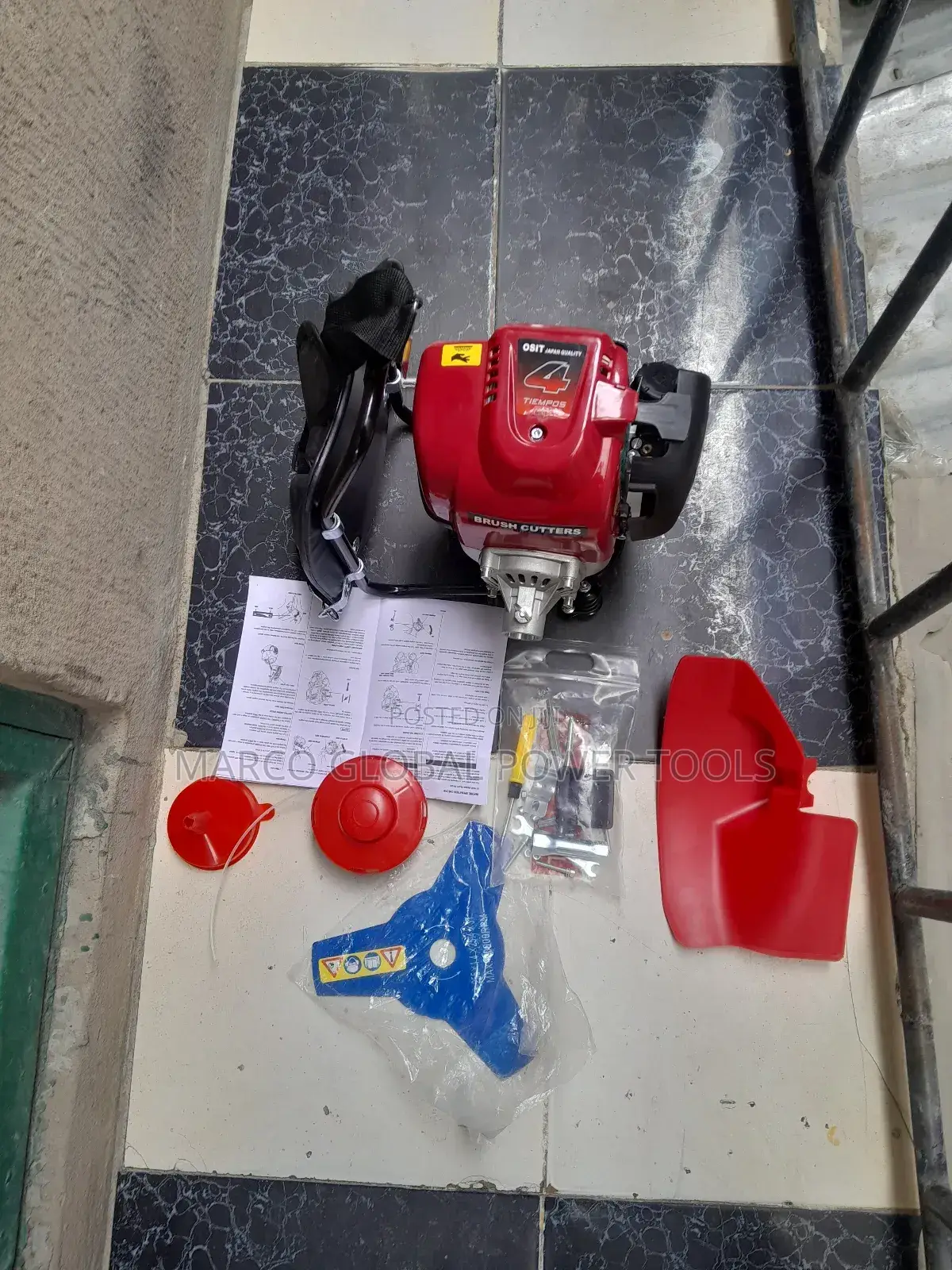 2in1 4stroke Back Pack Brush Cutter Machine