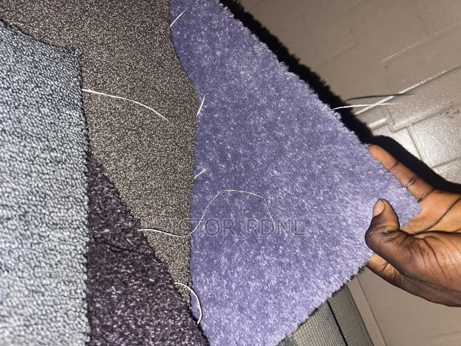 Purple Wall to Wall Rug Available in Large Quantity