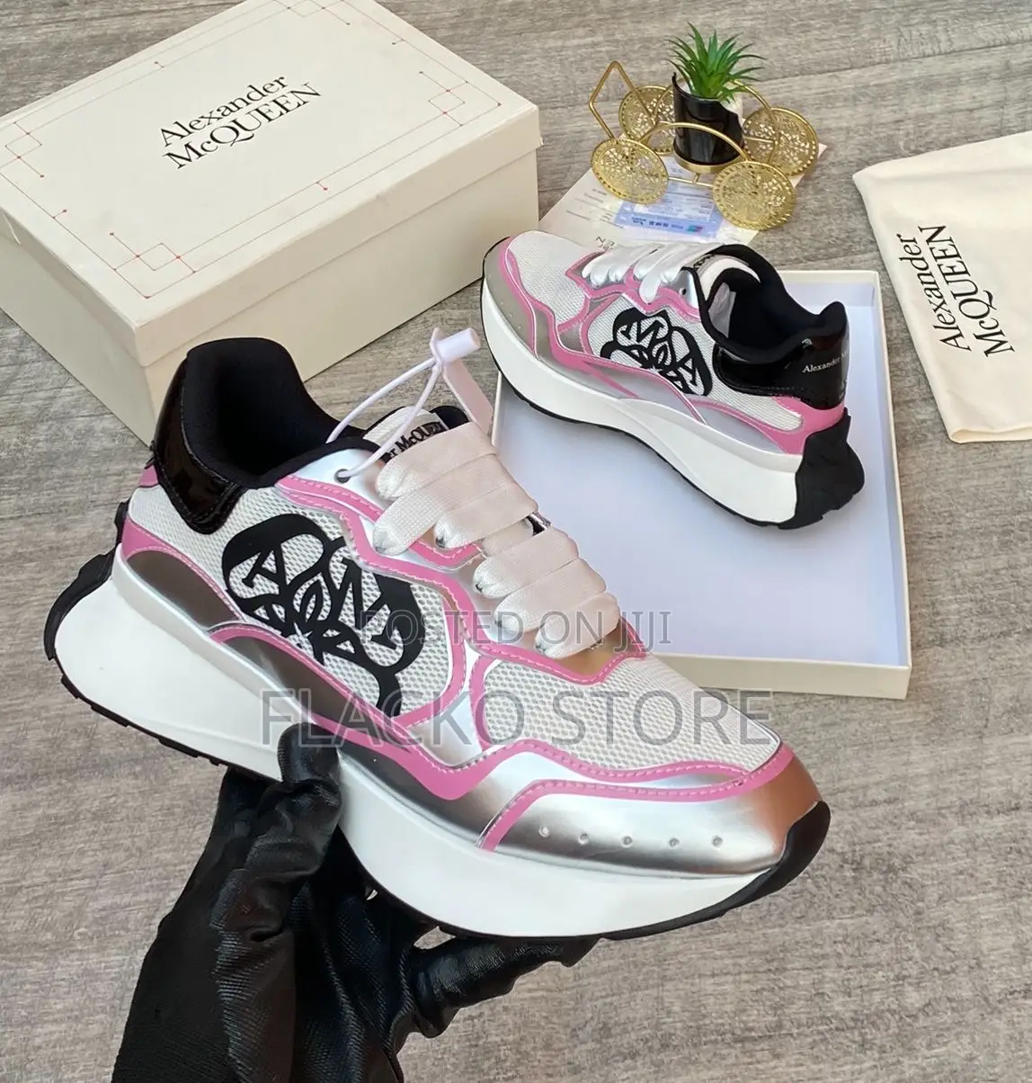 Original Alexander Mcqueen Unisex Luxury Sneakers
